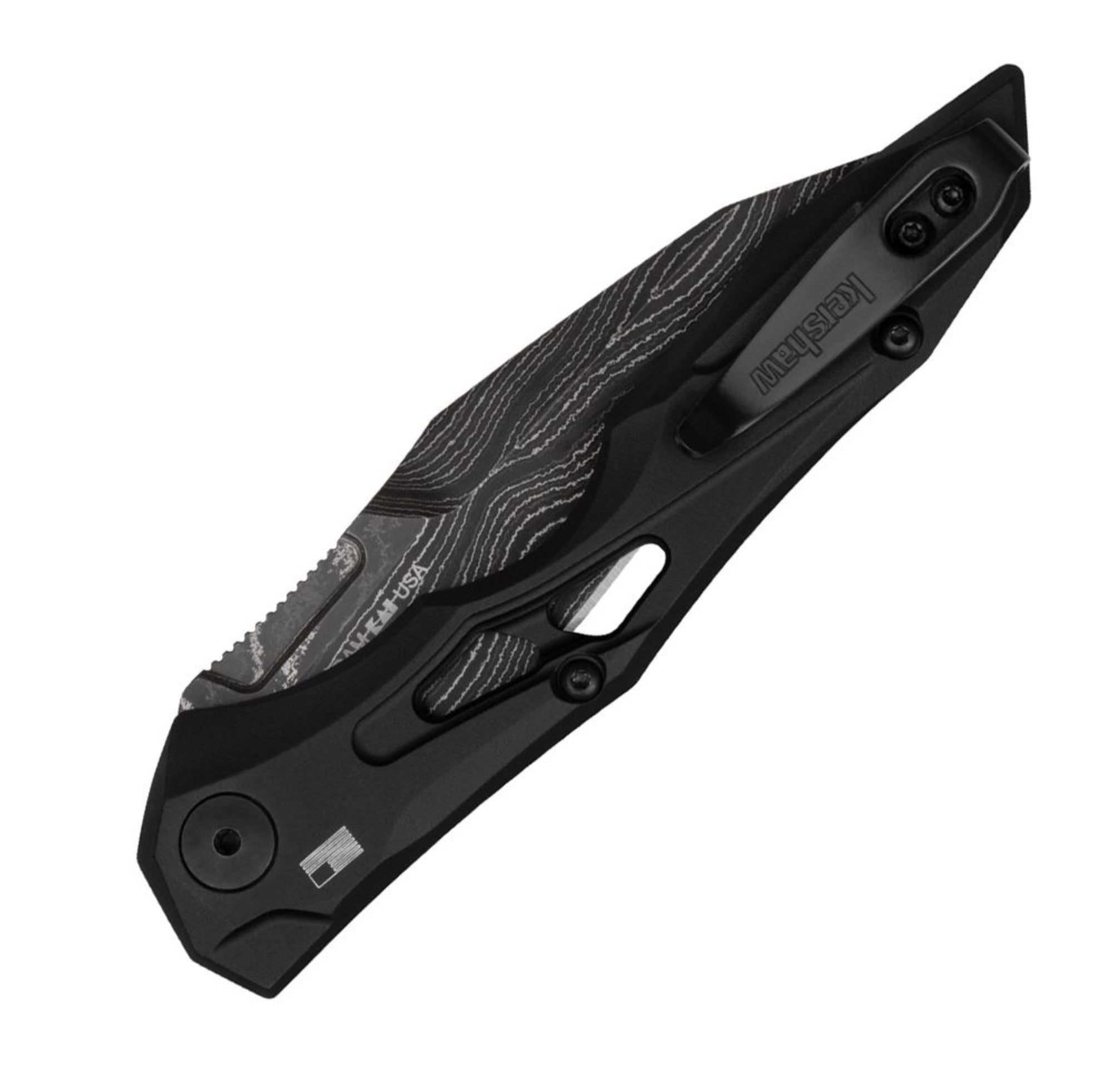 Kershaw Launch 13 Ultimate Tactical Pocketknife with Damascus Blade