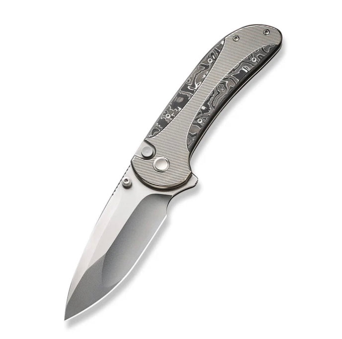 Premium We Knife Zizzit Titanium & Carbon Fiber Folding Knife - Ultimate EDC Tool