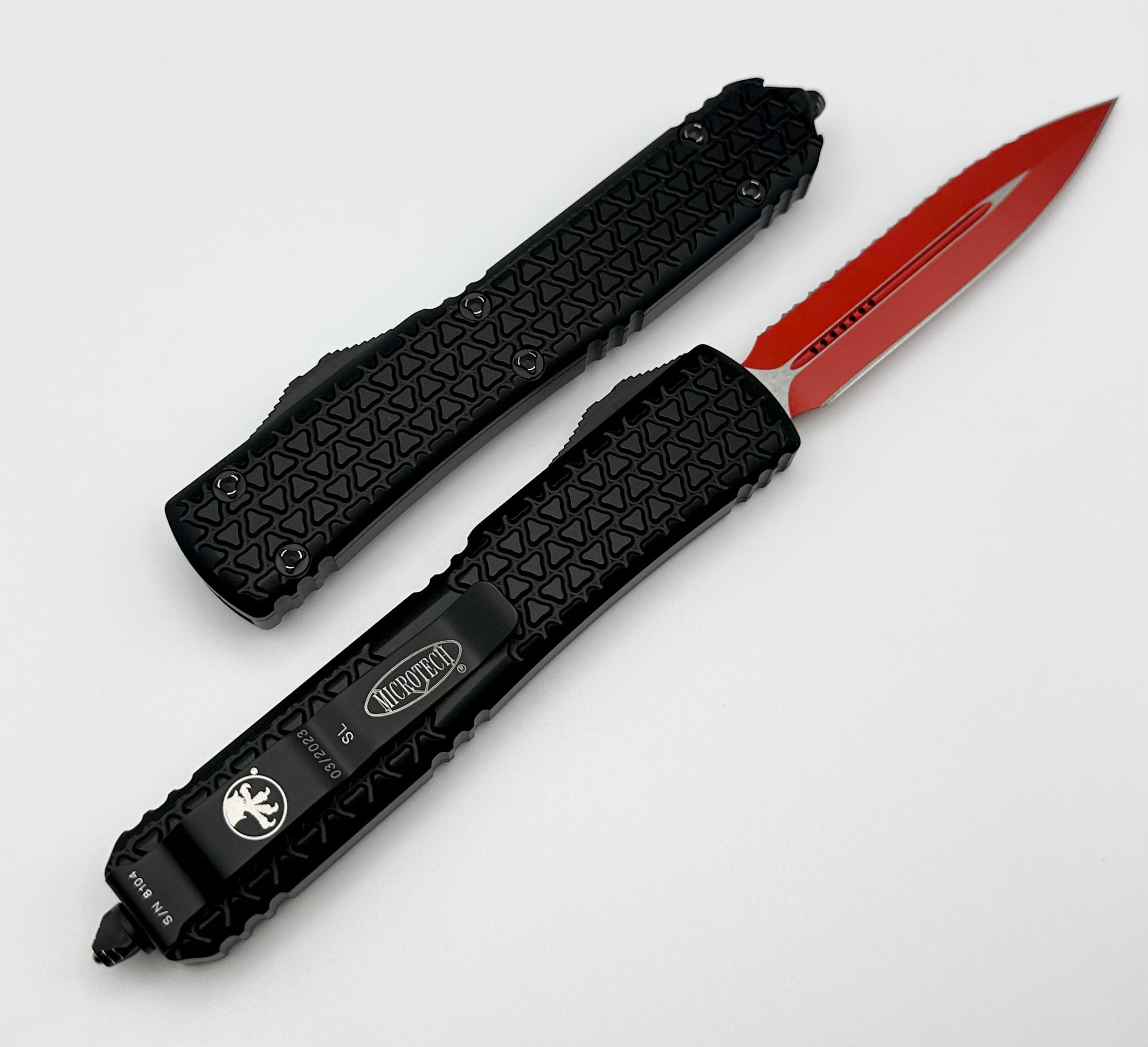 Microtech Ultratech Double Edge Full Serrated Sith Lord 122-3SL - Premium Tactical Knife