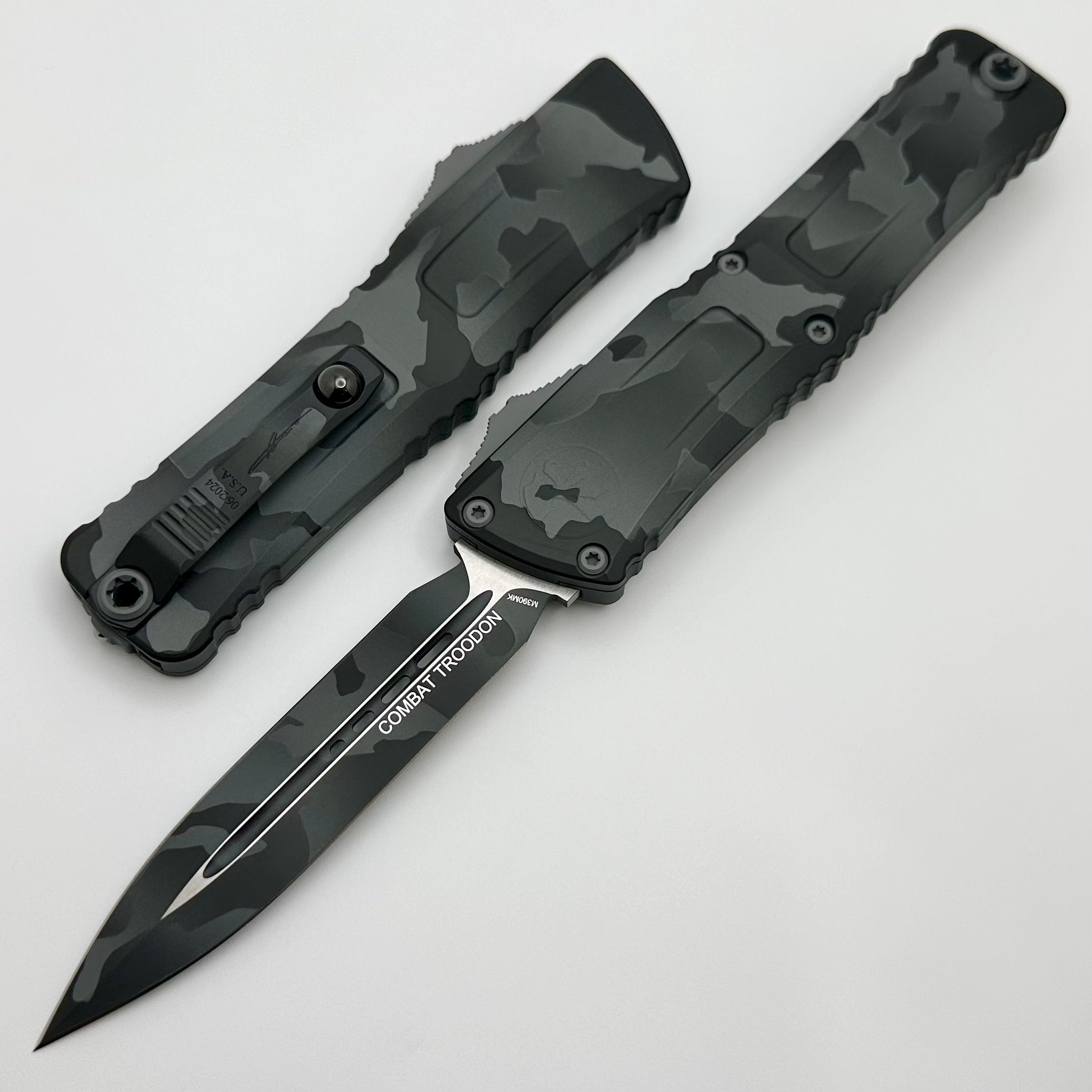 Microtech Combat Troodon Gen III OTF Knife - Urban Camo D/E Signature Series | Ultimate Tactical Tool