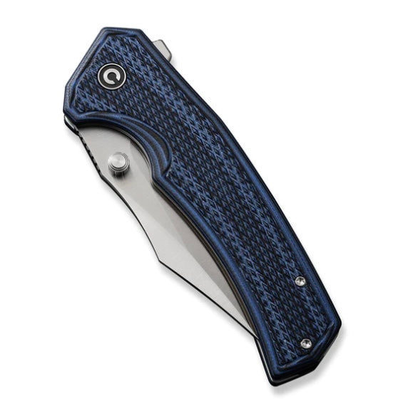 Civivi Vexillum Premium Folding Knife - Blue/Black G-10 Handle & Satin Nitro-V Blade