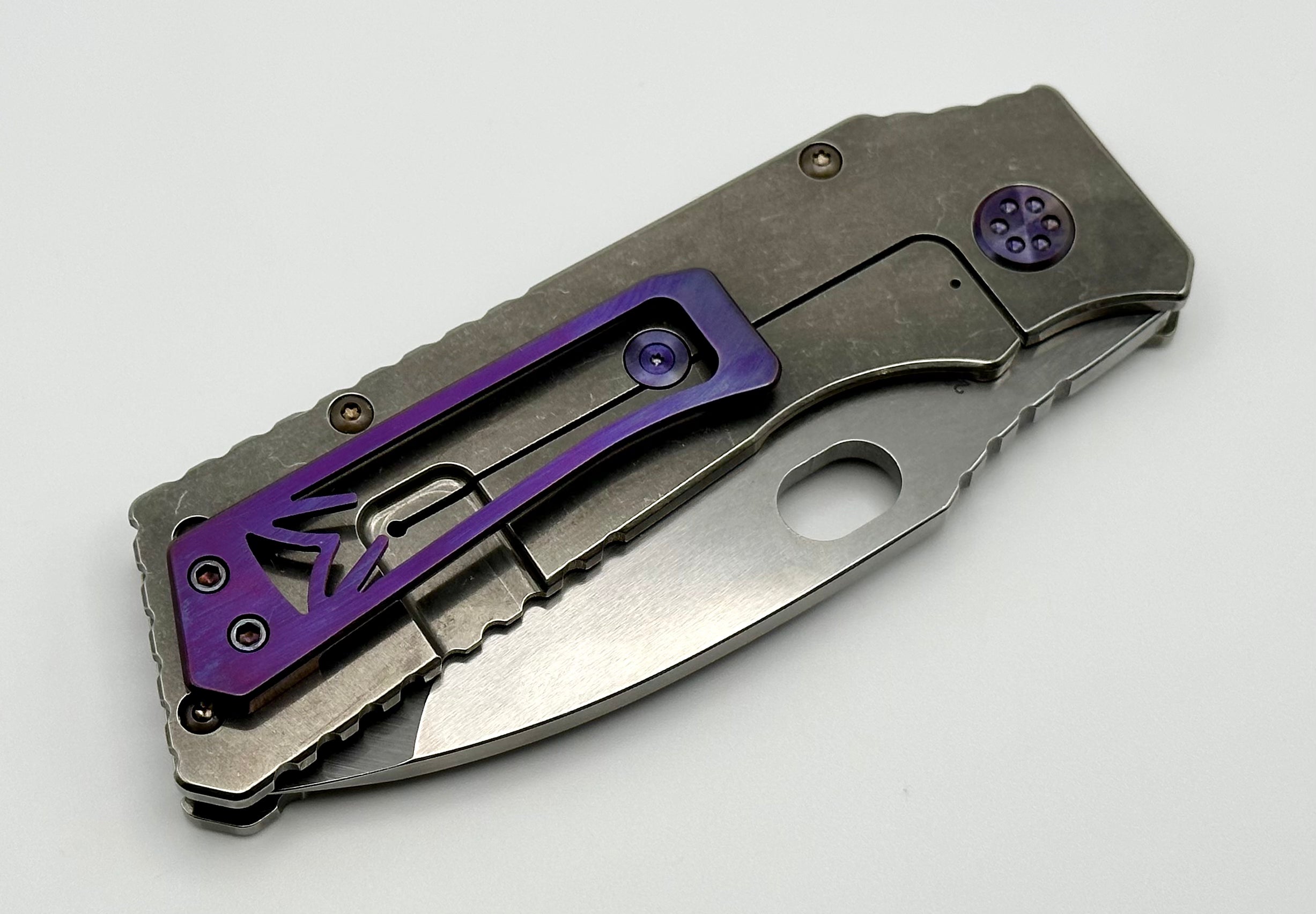 Medford TFF-1 Premium Tactical Folding Knife with Violet Accents