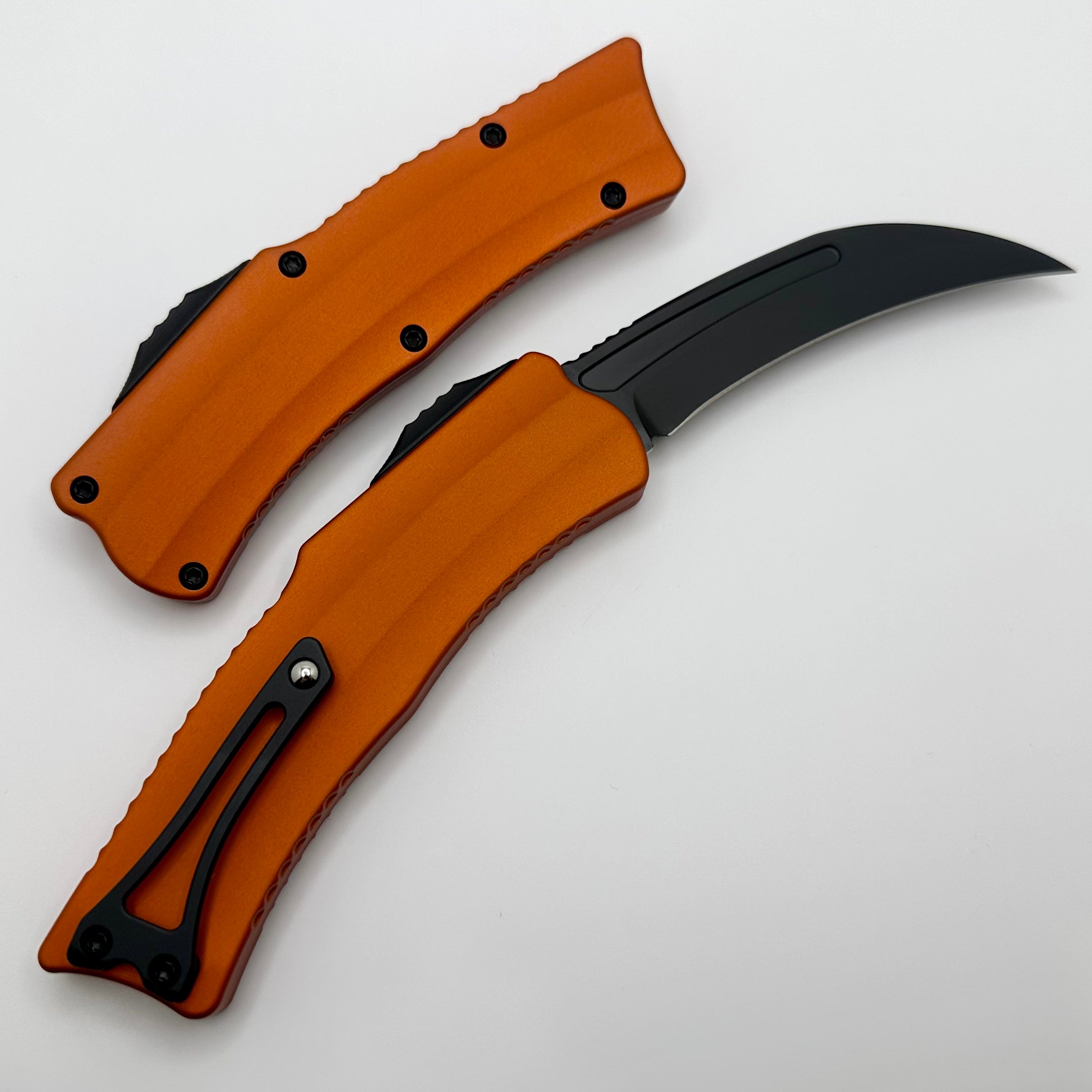 Heretic ROC DLC Premium Knife with Orange Handle - Ultimate Everyday Carry