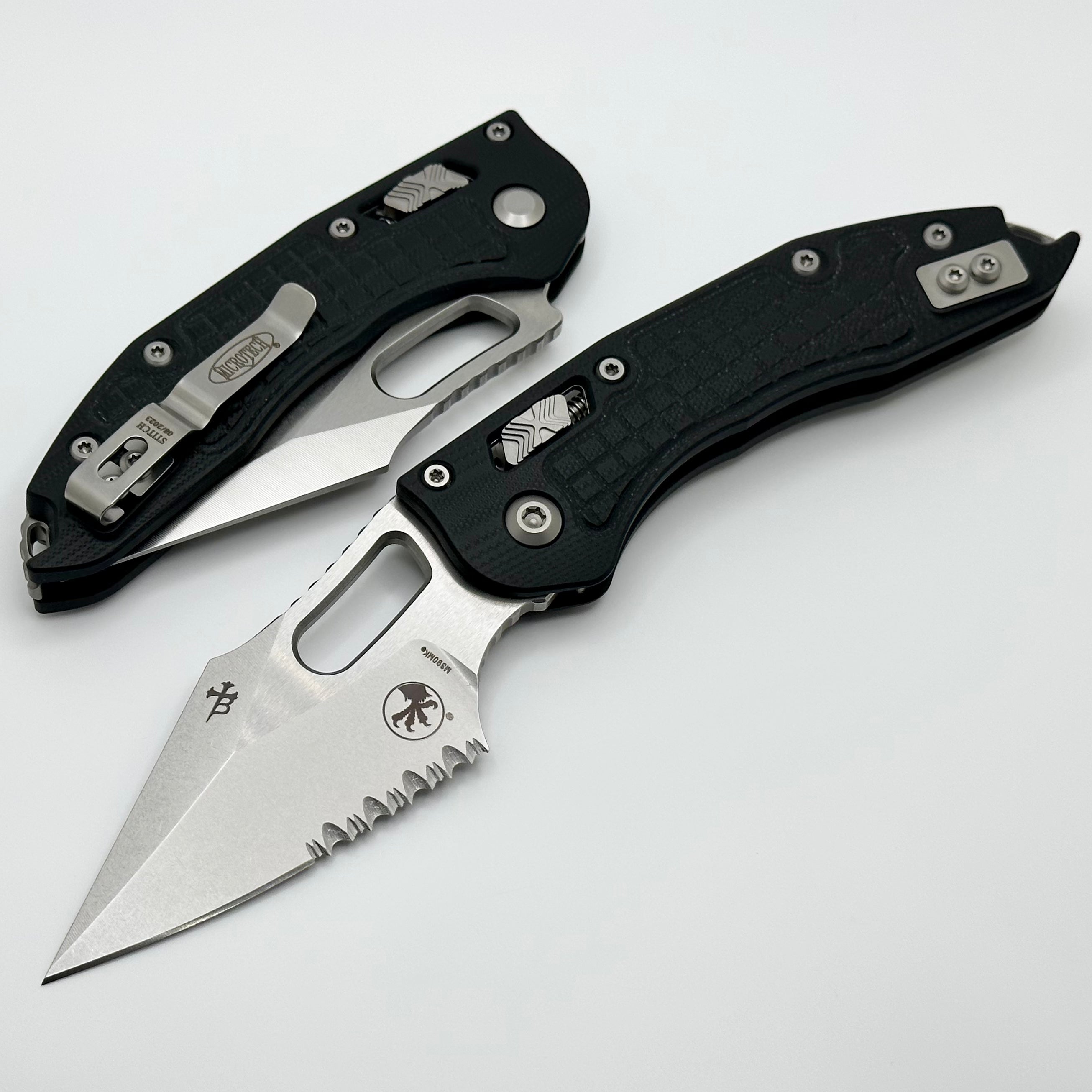 Microtech Ultimate Stitch RAM LOK Knife - Premium G-10 Handle & M390MK Blade