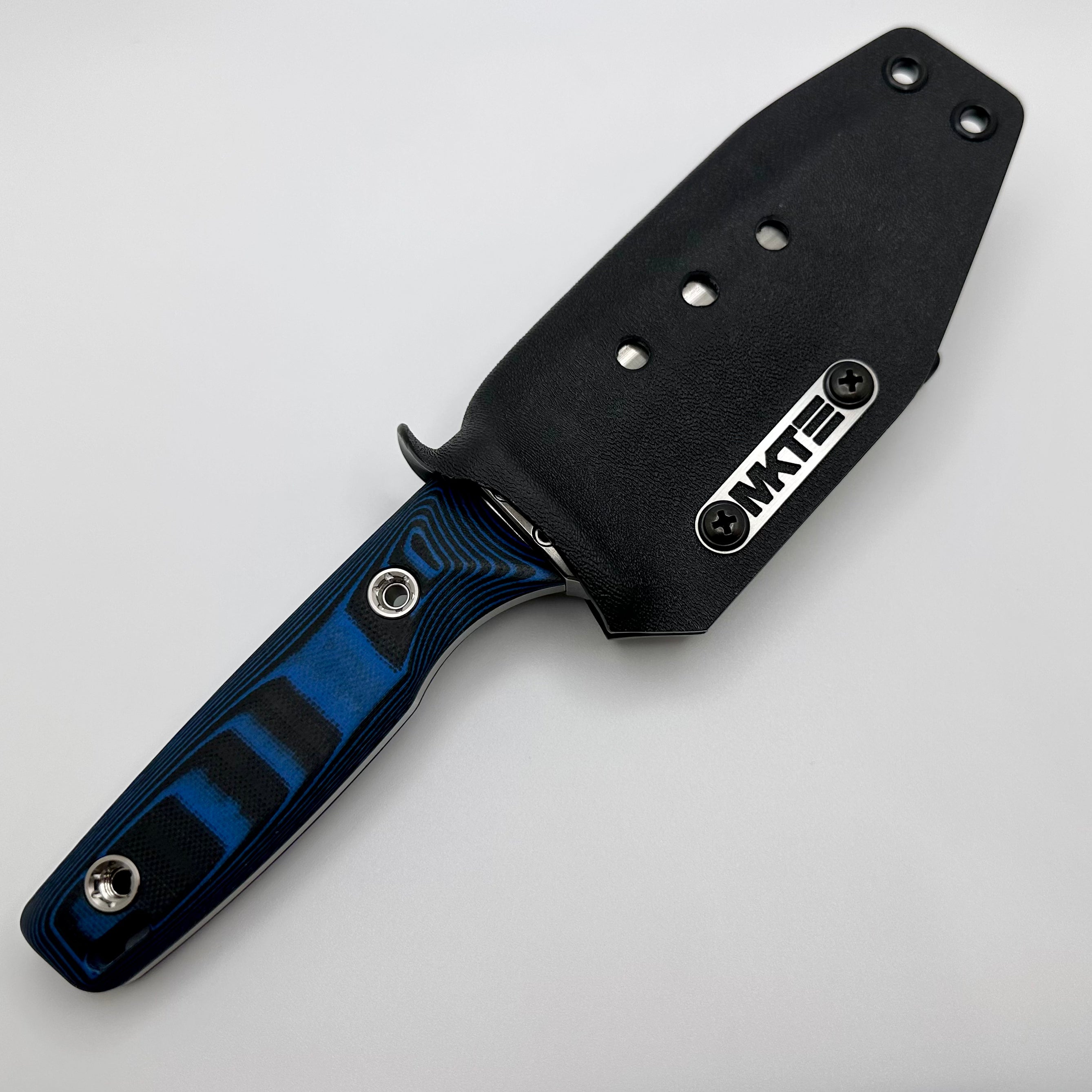 Medford The Deep 20CV Premium Tactical Knife with Black/Blue G-10 Handle & PVD Hardware