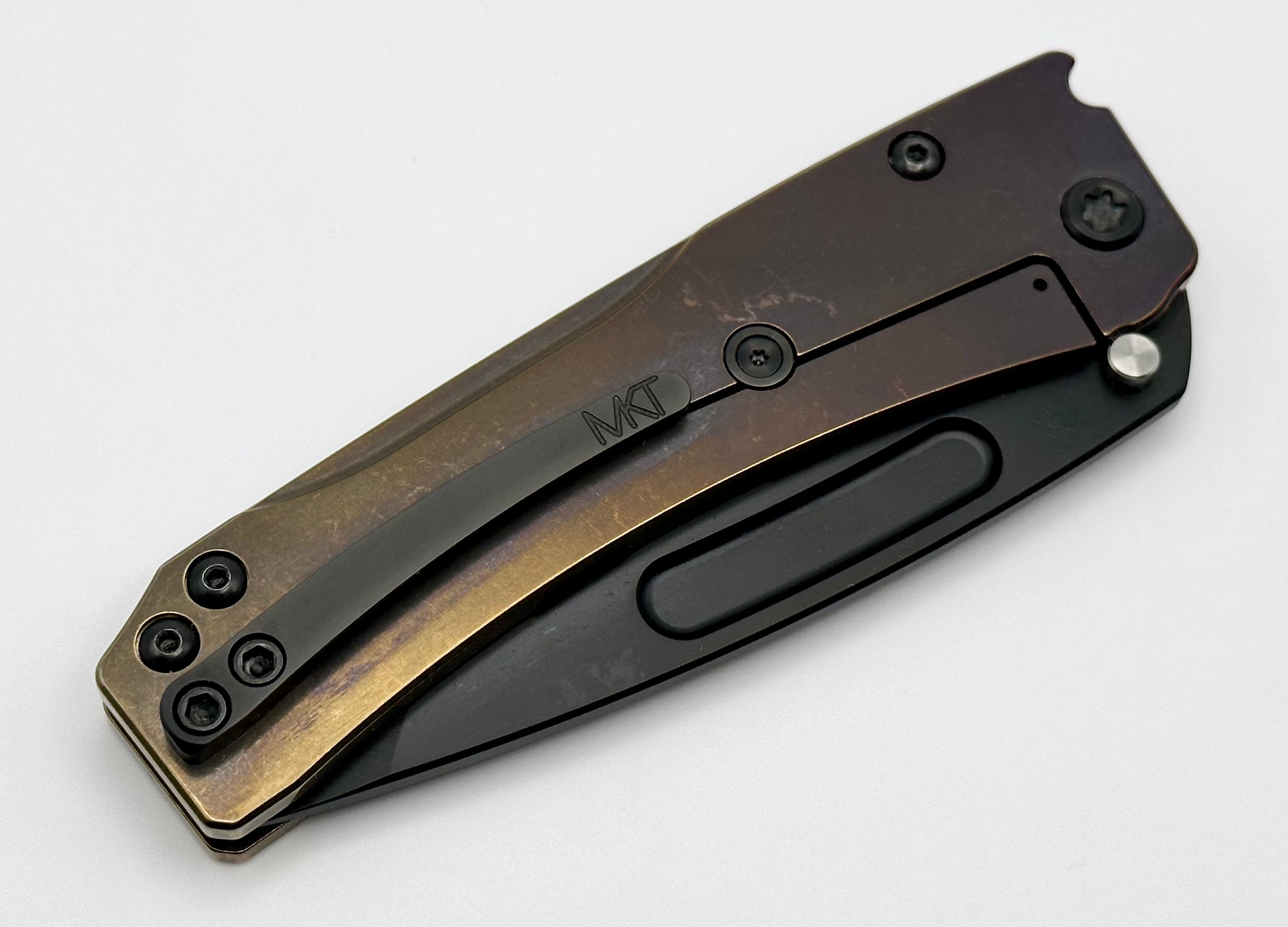 Medford Slim Midi Tanto EDC Knife - Premium S45VN Blade & Bronze-Violet Fade Handles