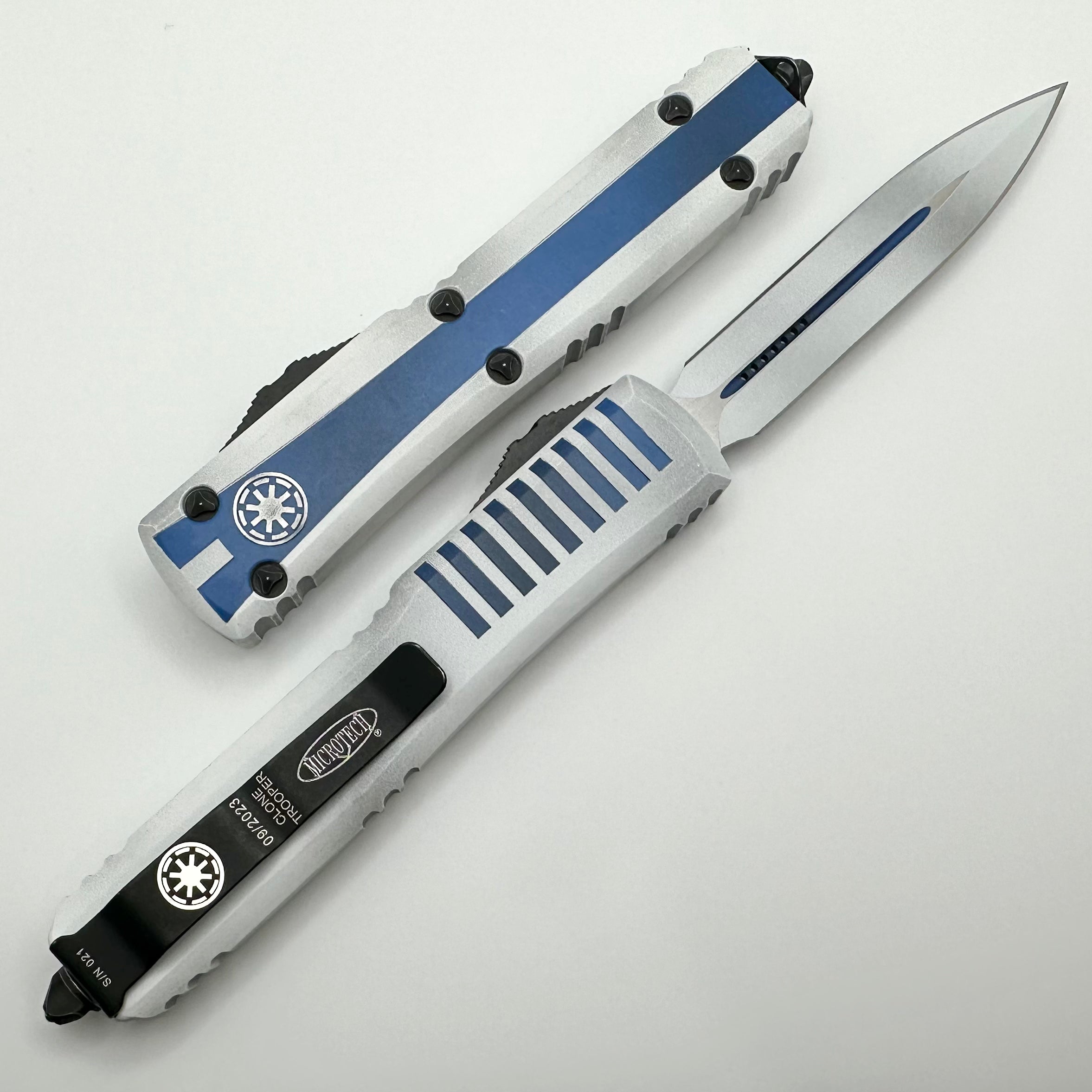 Microtech Ultratech Double Edge Clone Trooper Signature Series 122-1CO | Premium Tactical OTF Knife