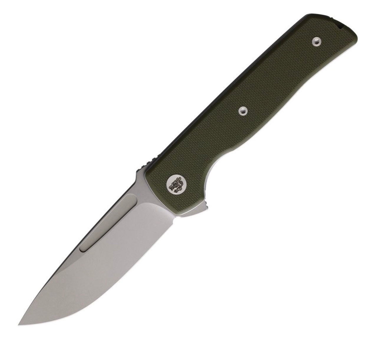 Terzuola ATCF Lite OD Green Tactical Knife - Premium G-10 Handle & Stonewash Nitro-V Blade