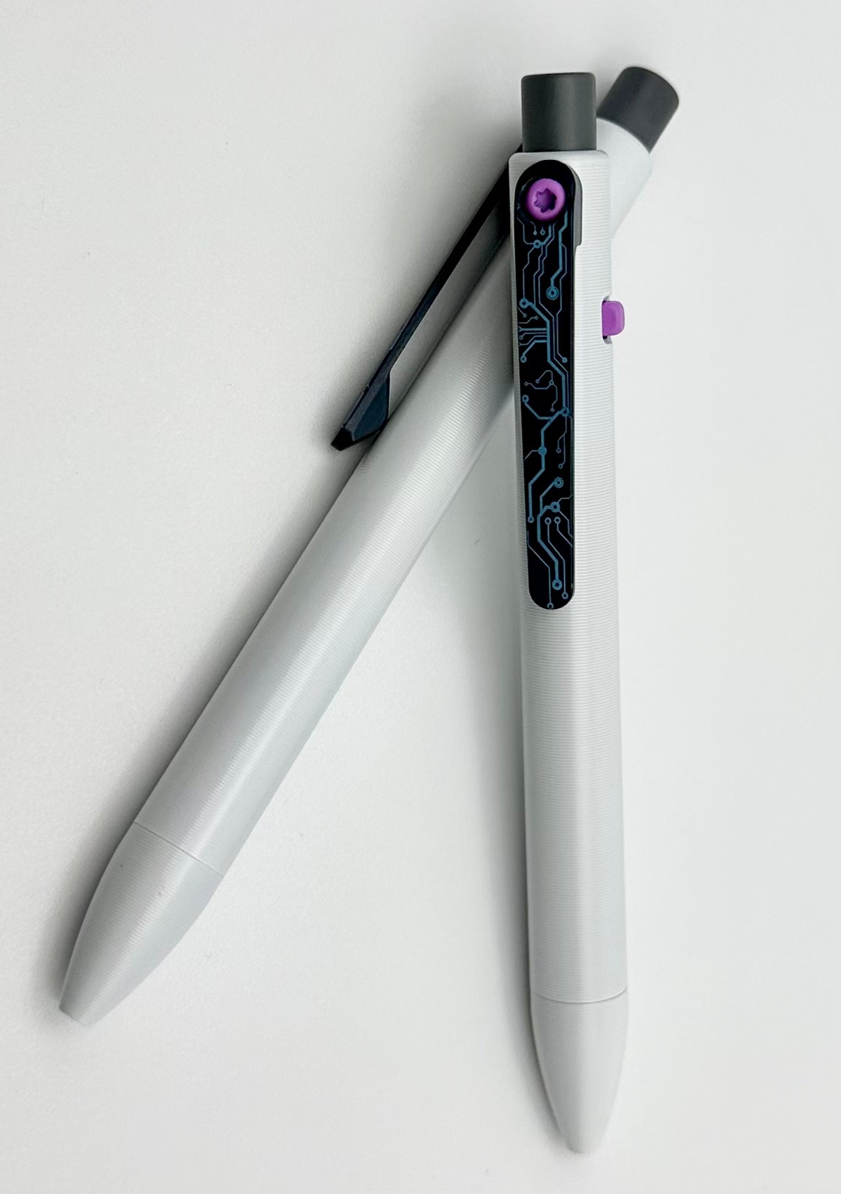 Premium Tactile Turn Titanium Side Click Pen Mini Nexus Limited Edition 4.6 - Cyberpunk Inspired