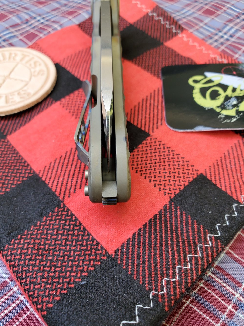 Premium Large F3 Polished Wharncliffe Knife