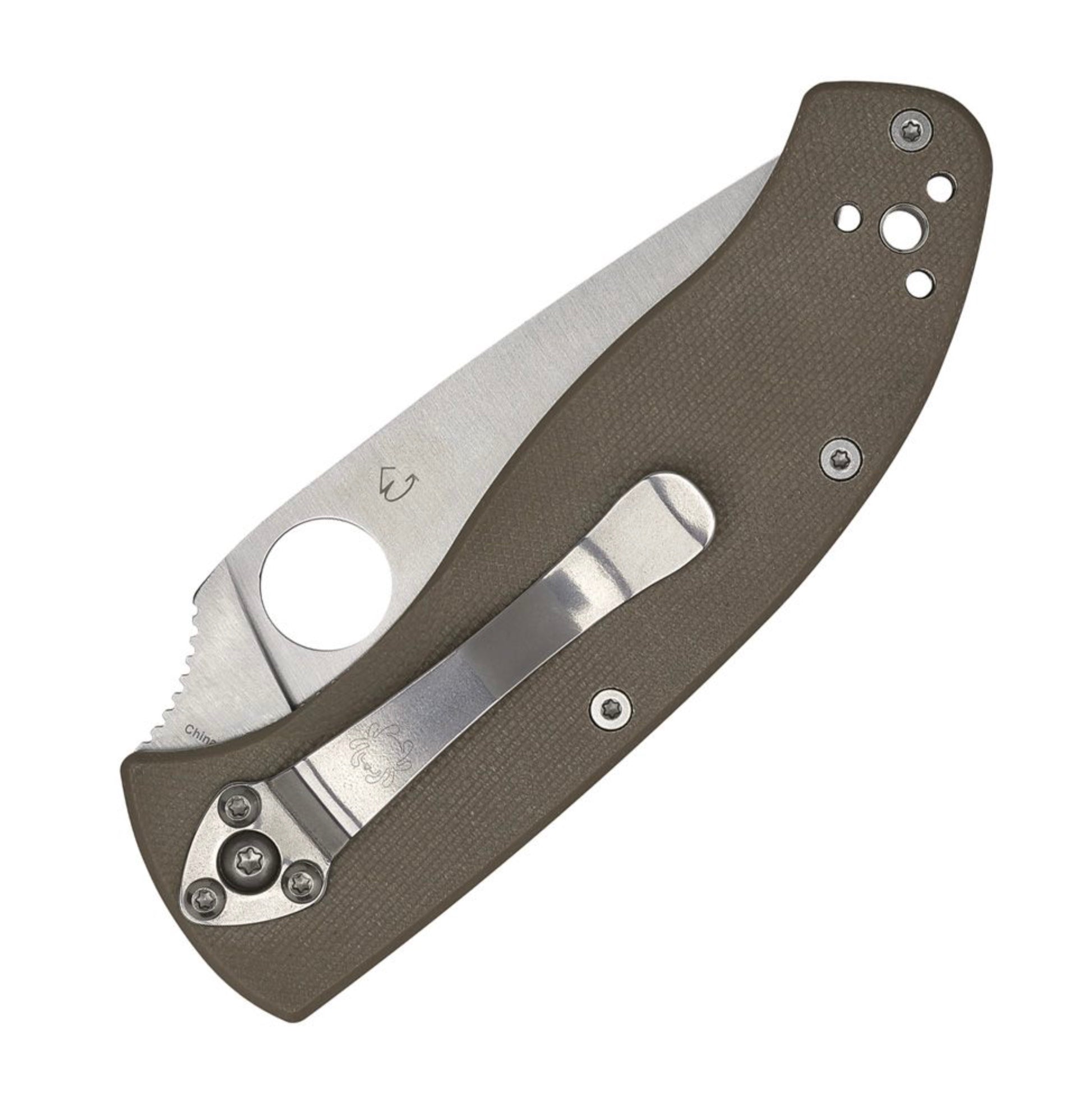 Spyderco Tenacious Premium G-10 Tactical Knife with CPM-M4 Blade