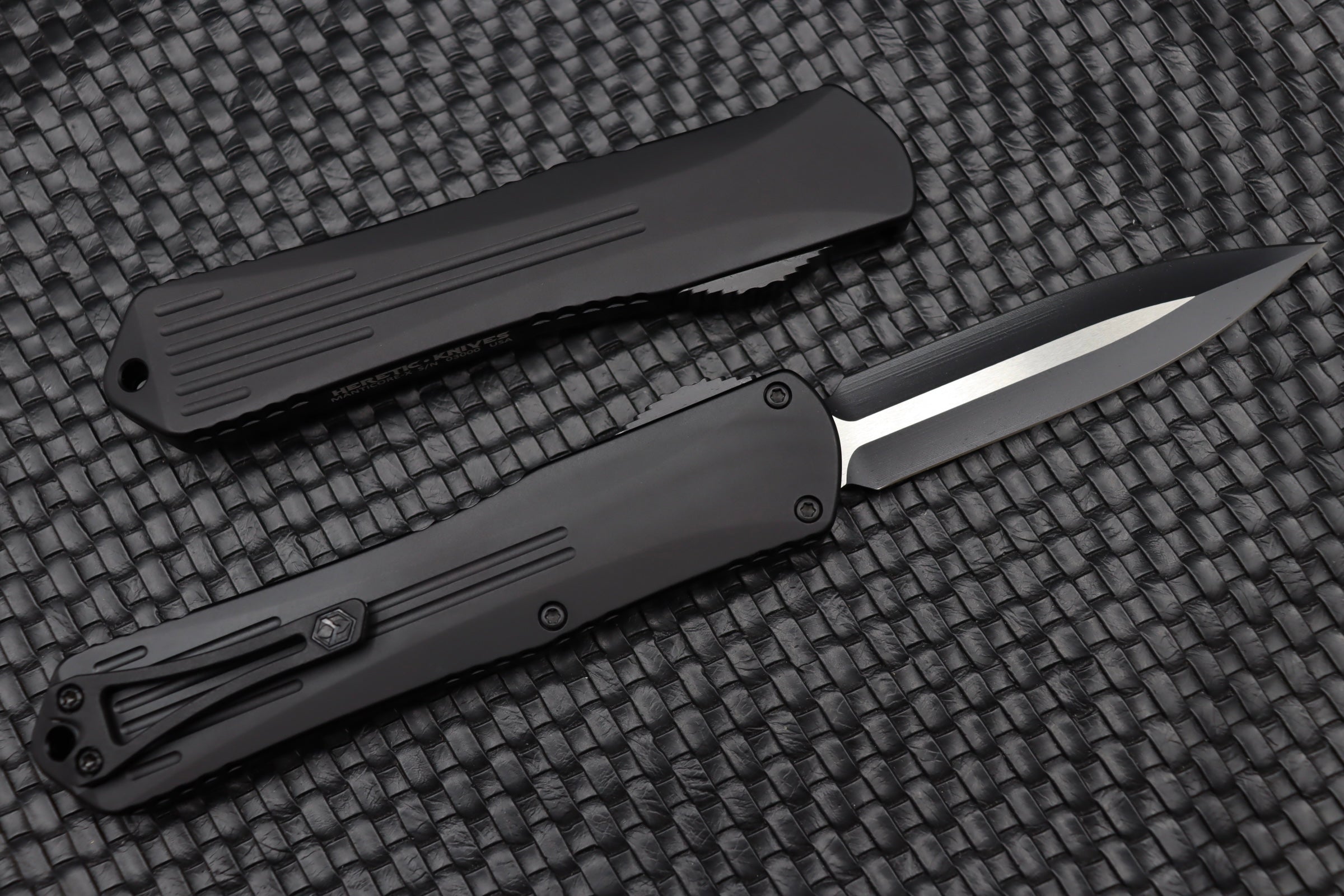 Heretic Knives Manticore X Premium Double Edge Tactical Knife