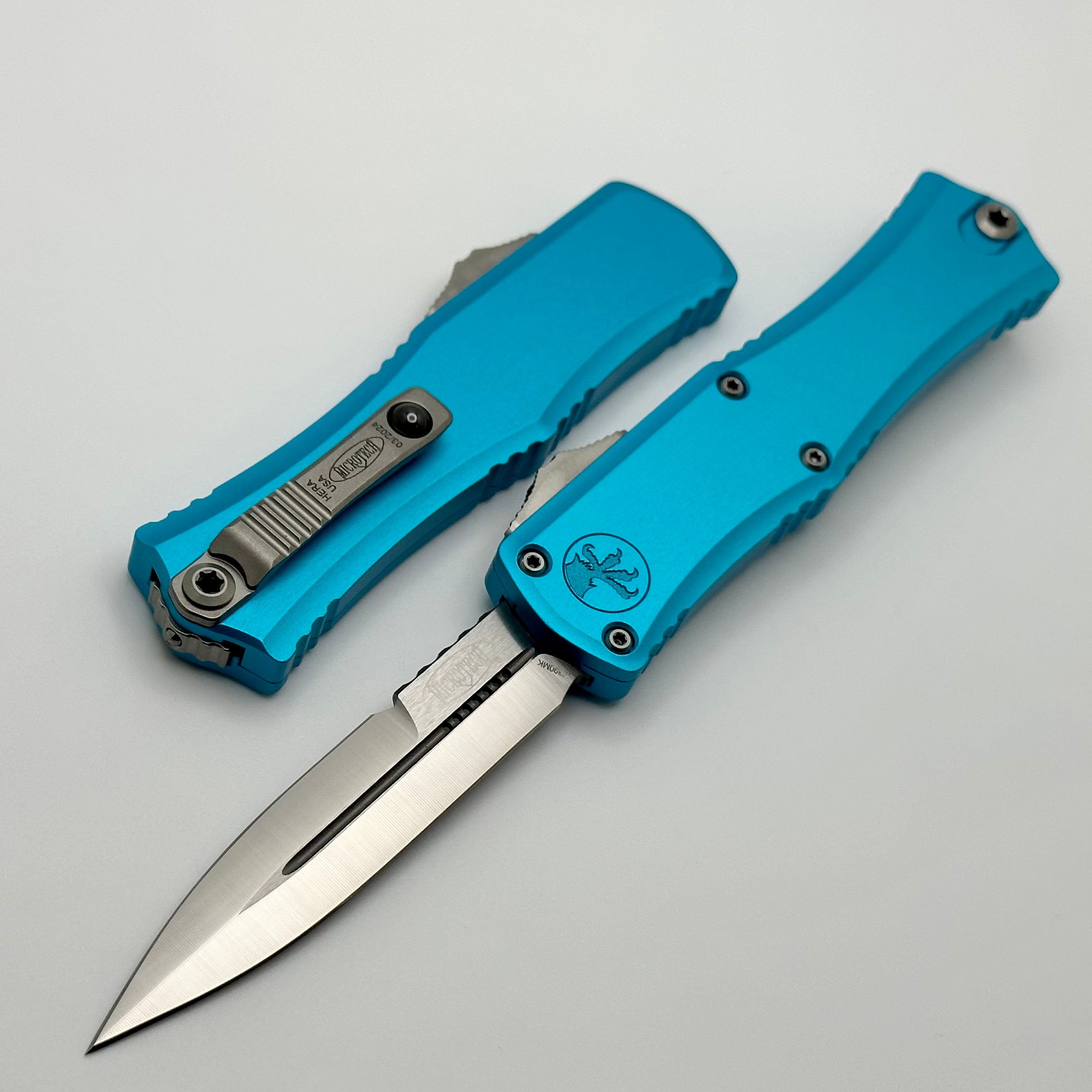 Microtech Premium Mini Hera Satin OTF Knife - Ultimate EDC Upgrade