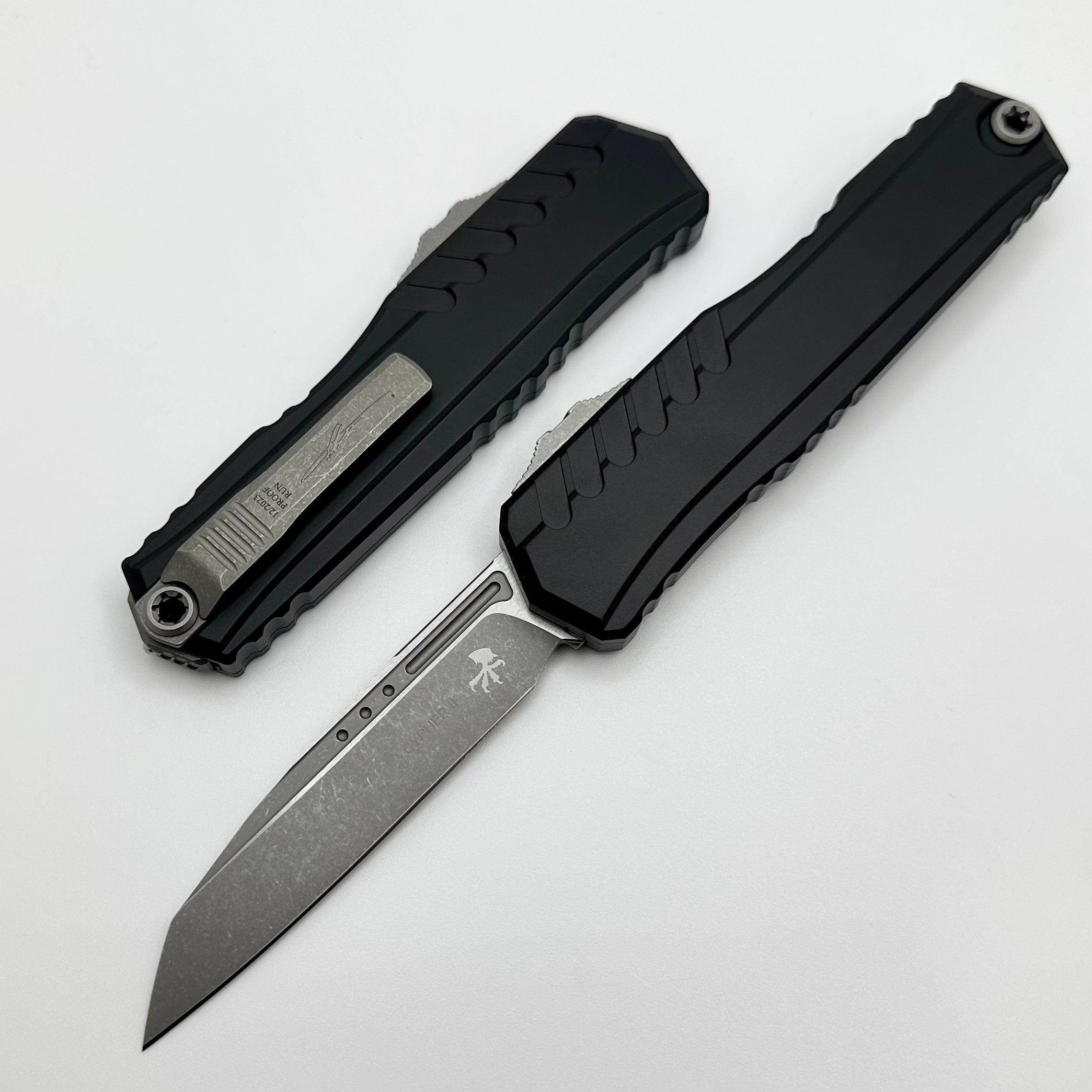 Microtech Cypher II S/E Apocalyptic Standard Proof Run Signature Series - Ultimate Tactical Knife