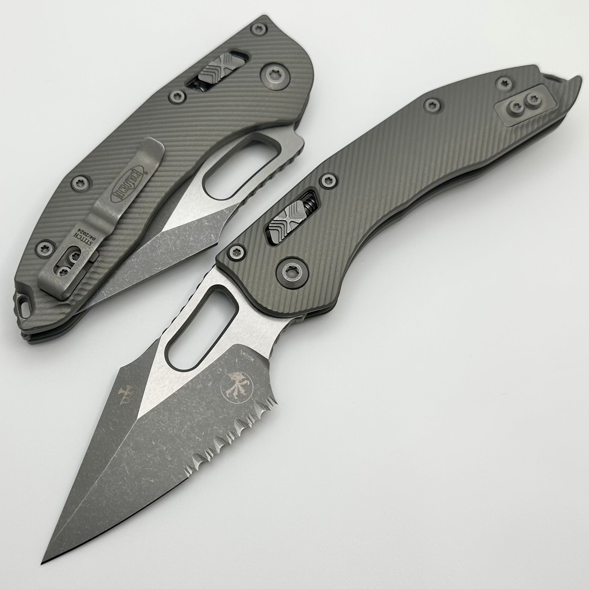 Microtech Stitch RAM LOK Manual Knife - Premium Apocalyptic Finish