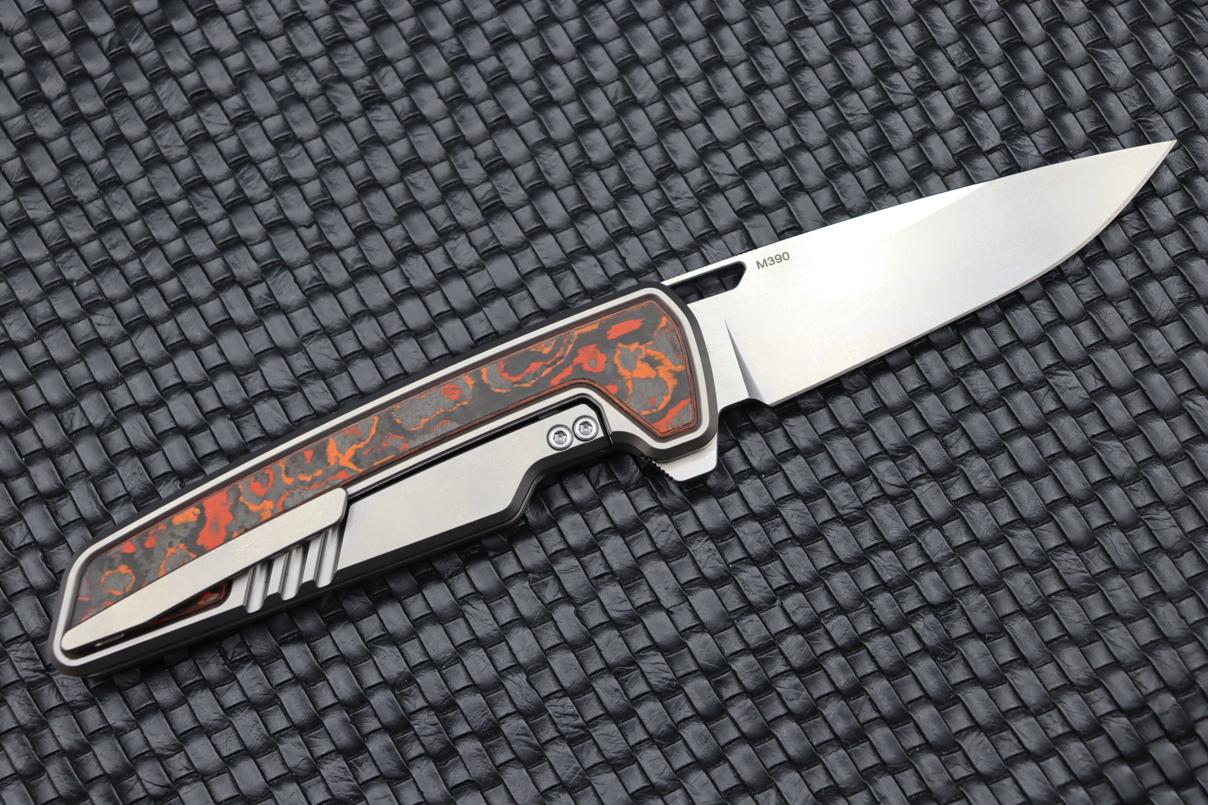 Mechforce M-1 Premium EDC Knife with Mars Valley Fat Carbon & M390 Steel