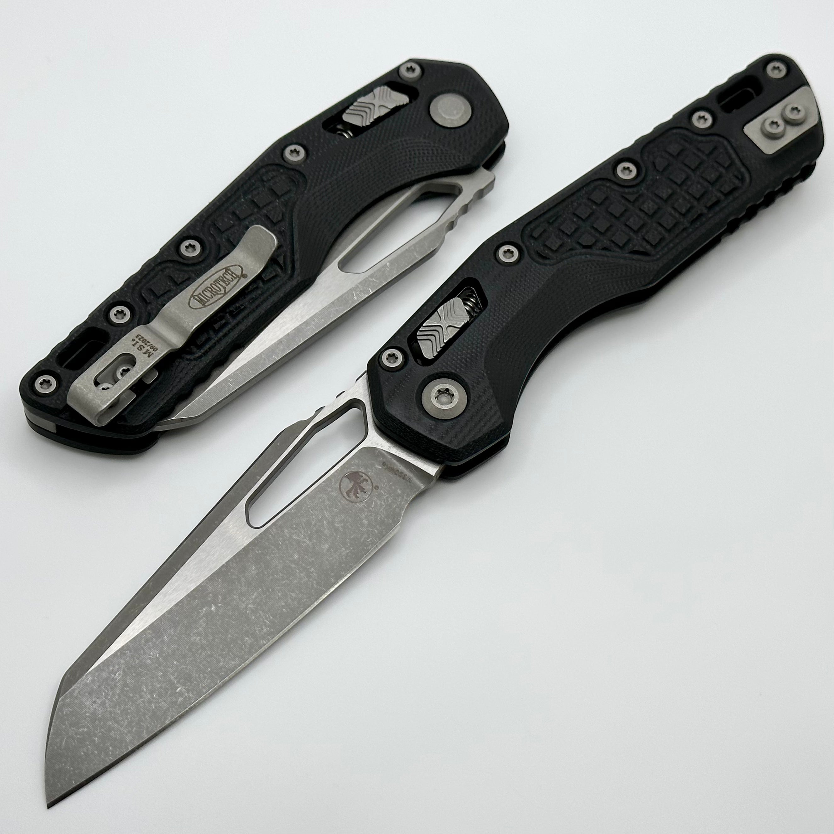 Microtech MSI RAM LOK Frag Black G-10 & M390MK Apocalyptic Folding Knife