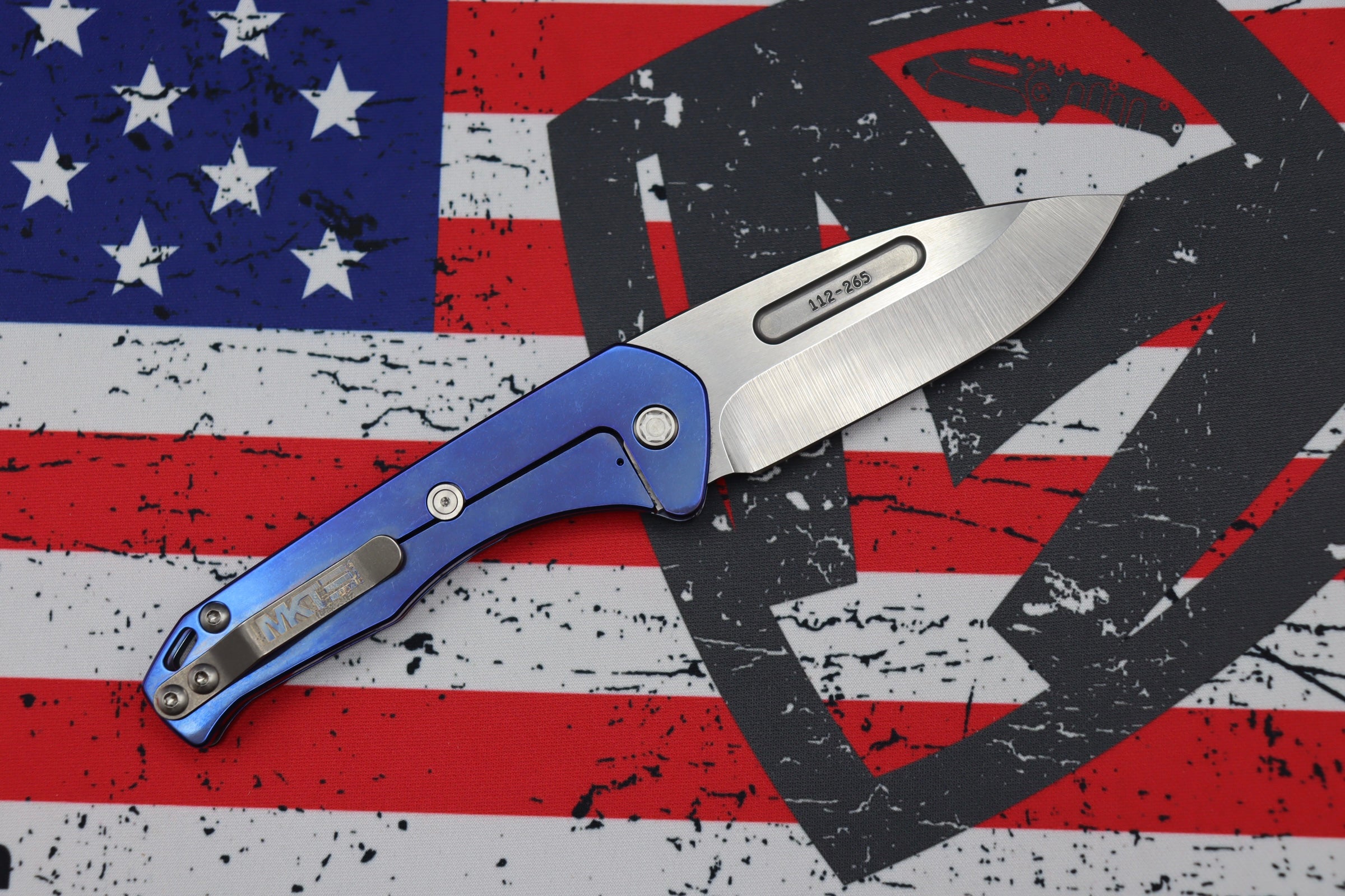 Premium Medford Praetorian Slim Tanto Knife - S35VN Blade & Flamed Titanium Handle