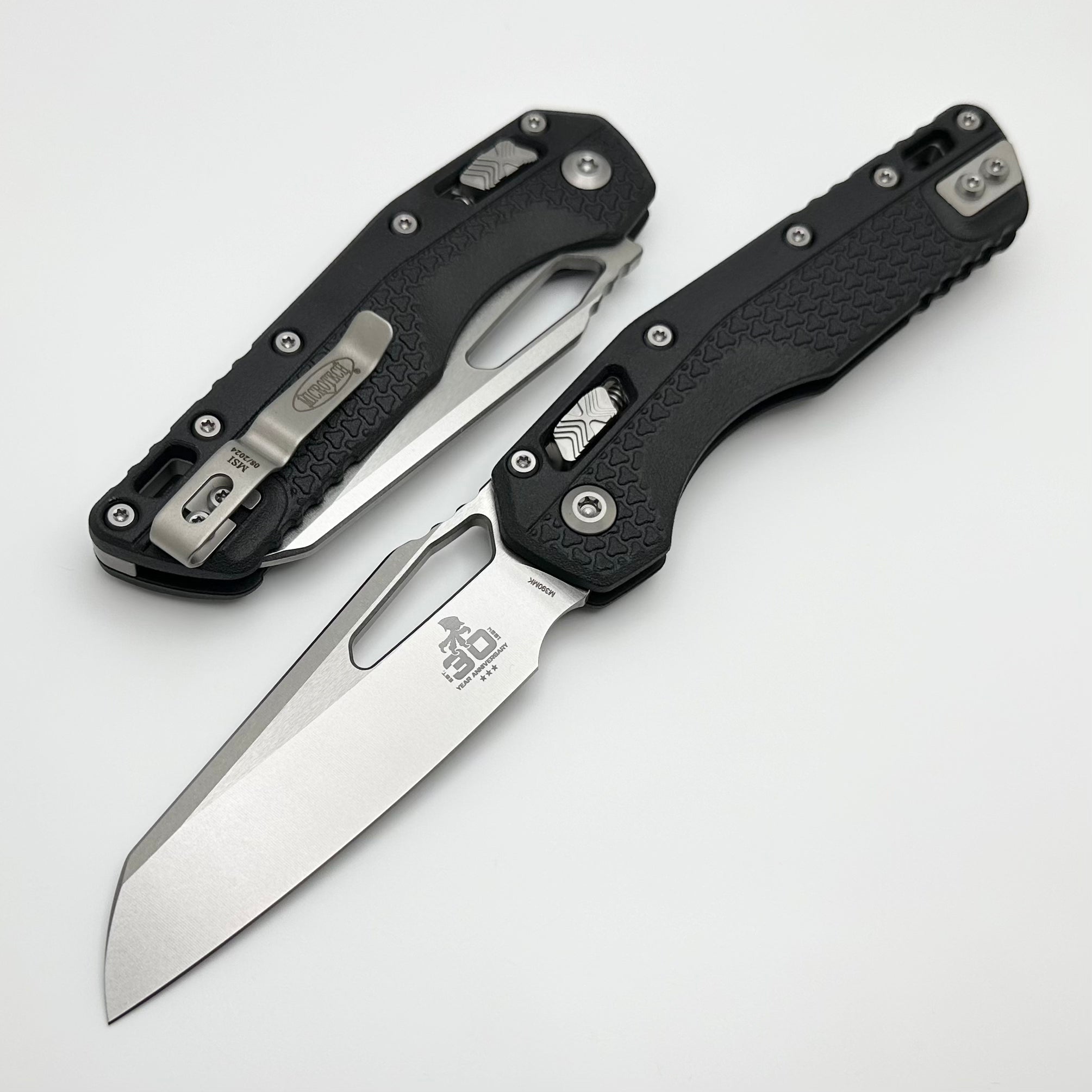 Microtech MSI RAM LOK 30th Anniversary Folding Knife - Premium Black Polymer & M390MK Blade