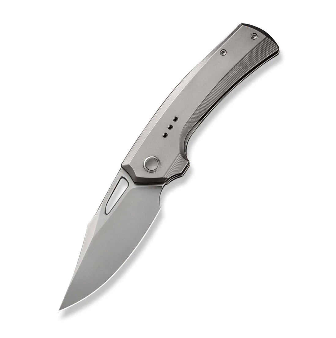 Premium WE Knife Nefaris: Polished Titanium & 20CV Blade - Limited Edition