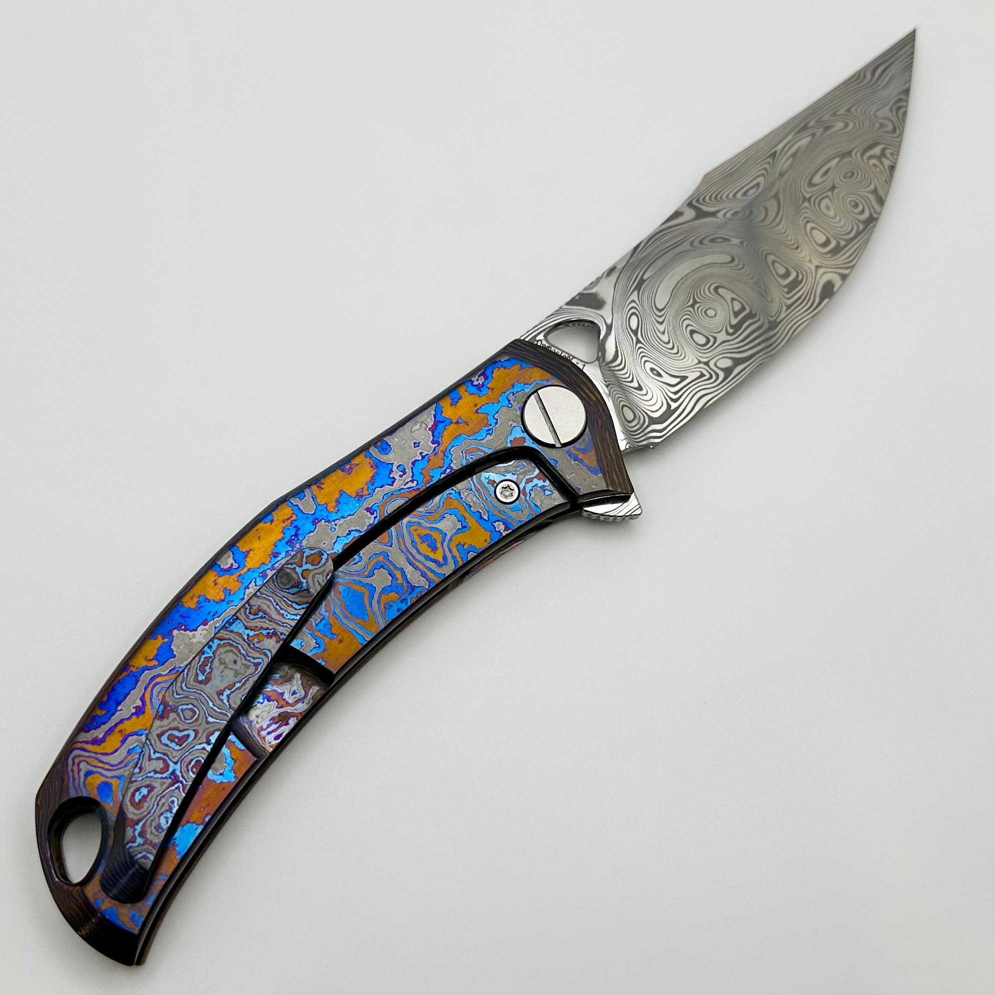 Premium Custom Knife Factory Barm Full Dress - Ultimate Edition with Damasteel & ZircuTi