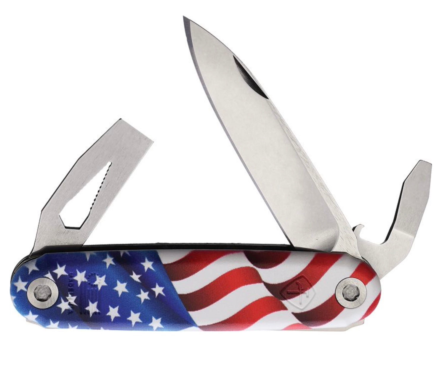 Medford ASK Jefferson Premium Multi-Tool Knife with American Flag Design