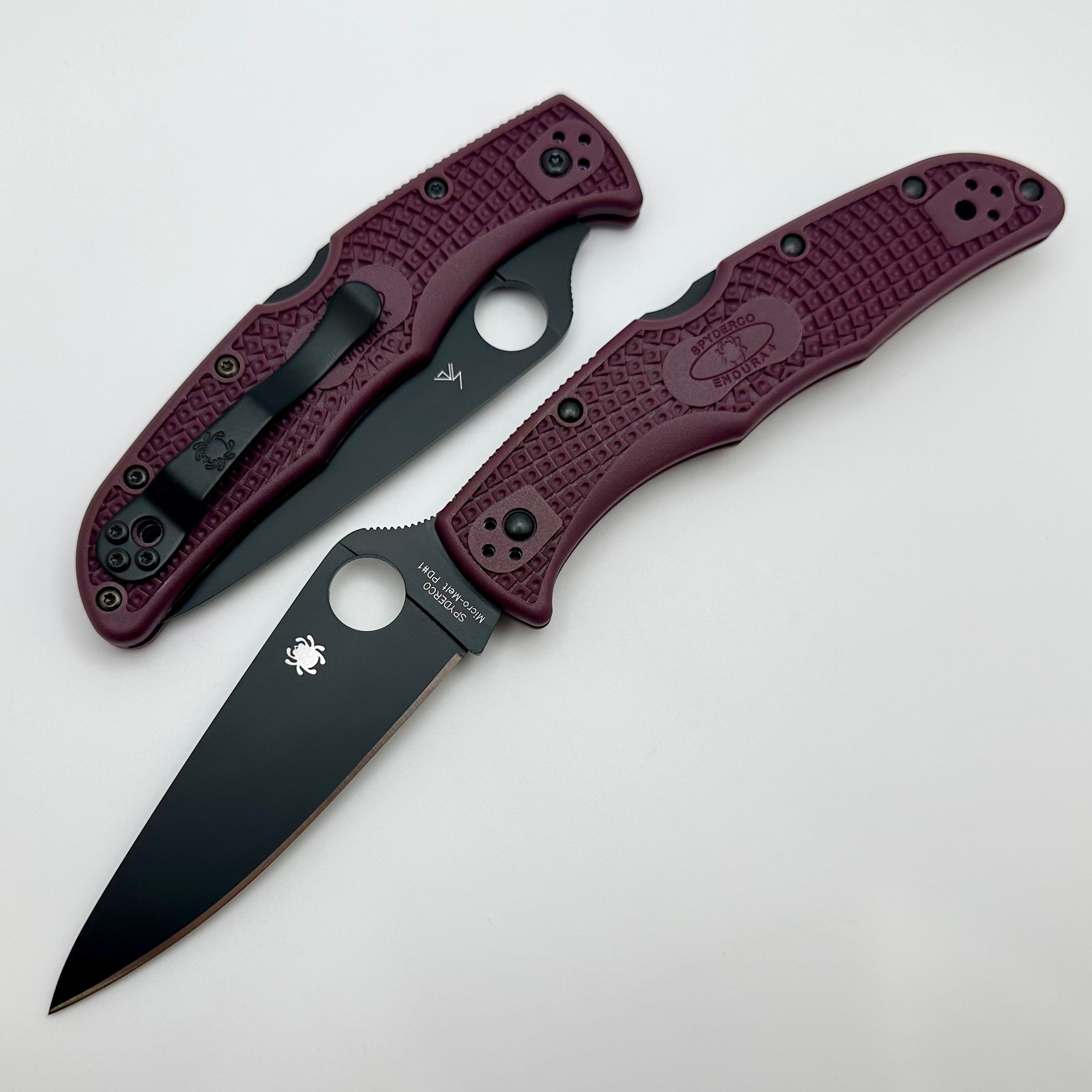 Spyderco Endura 4 Premium Lightweight EDC Knife with Micro-Melt PD1 Steel