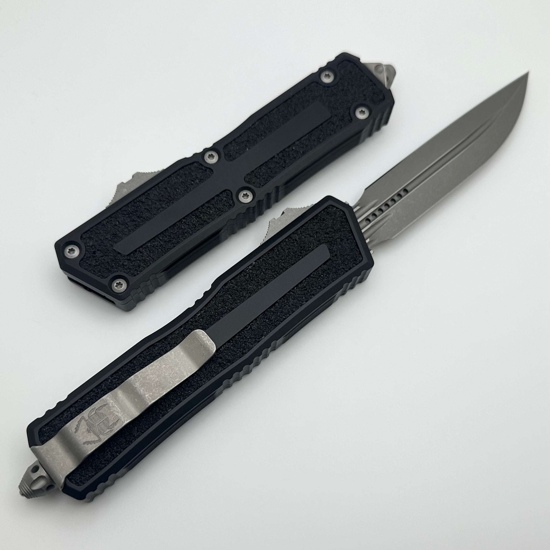 Microtech Scarab 2 Gen 3 D/E-S Apocalyptic Standard 1180-10AP | Premium OTF Knife