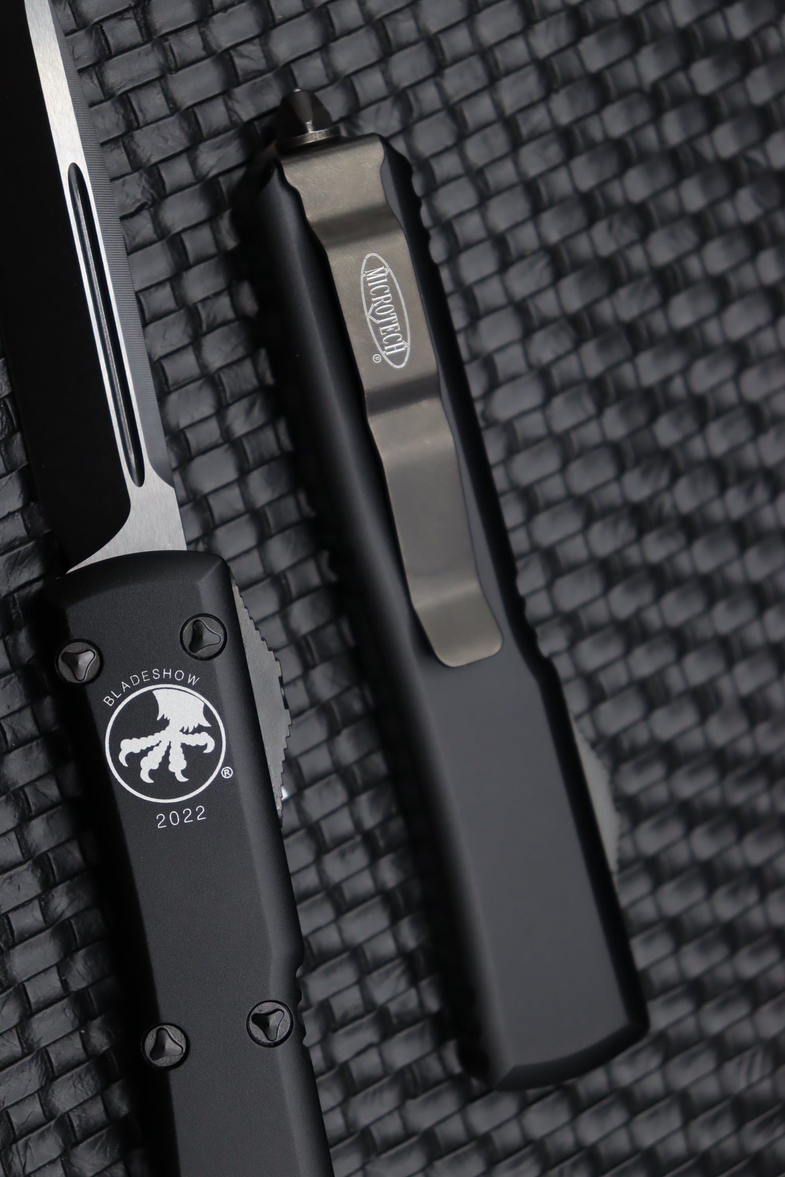 Microtech Ultratech Blade Show 2022 Premium DLC Standard Knife with DLC Hardware