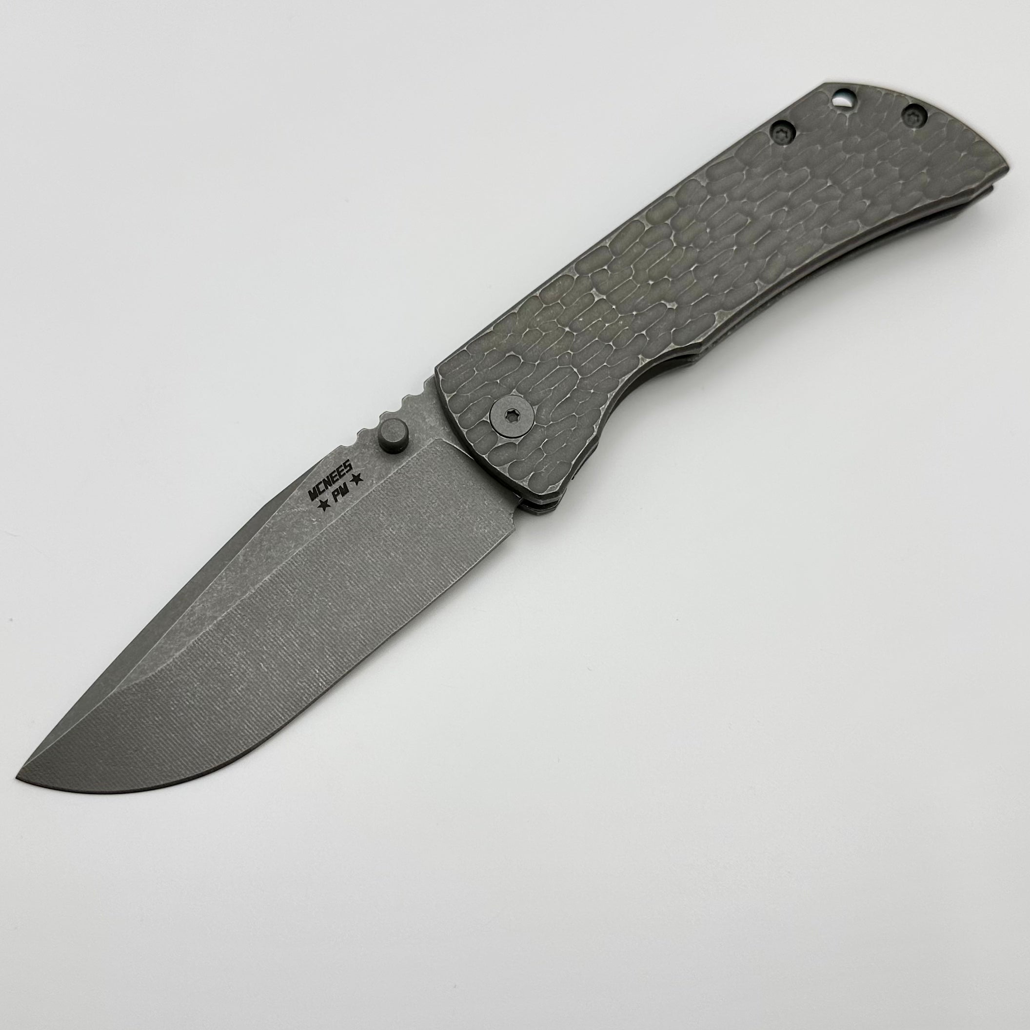 McNees Premium Mac 2 3.5 Jigged Atomic Knife - Stonewash MagnaCut GEN 2