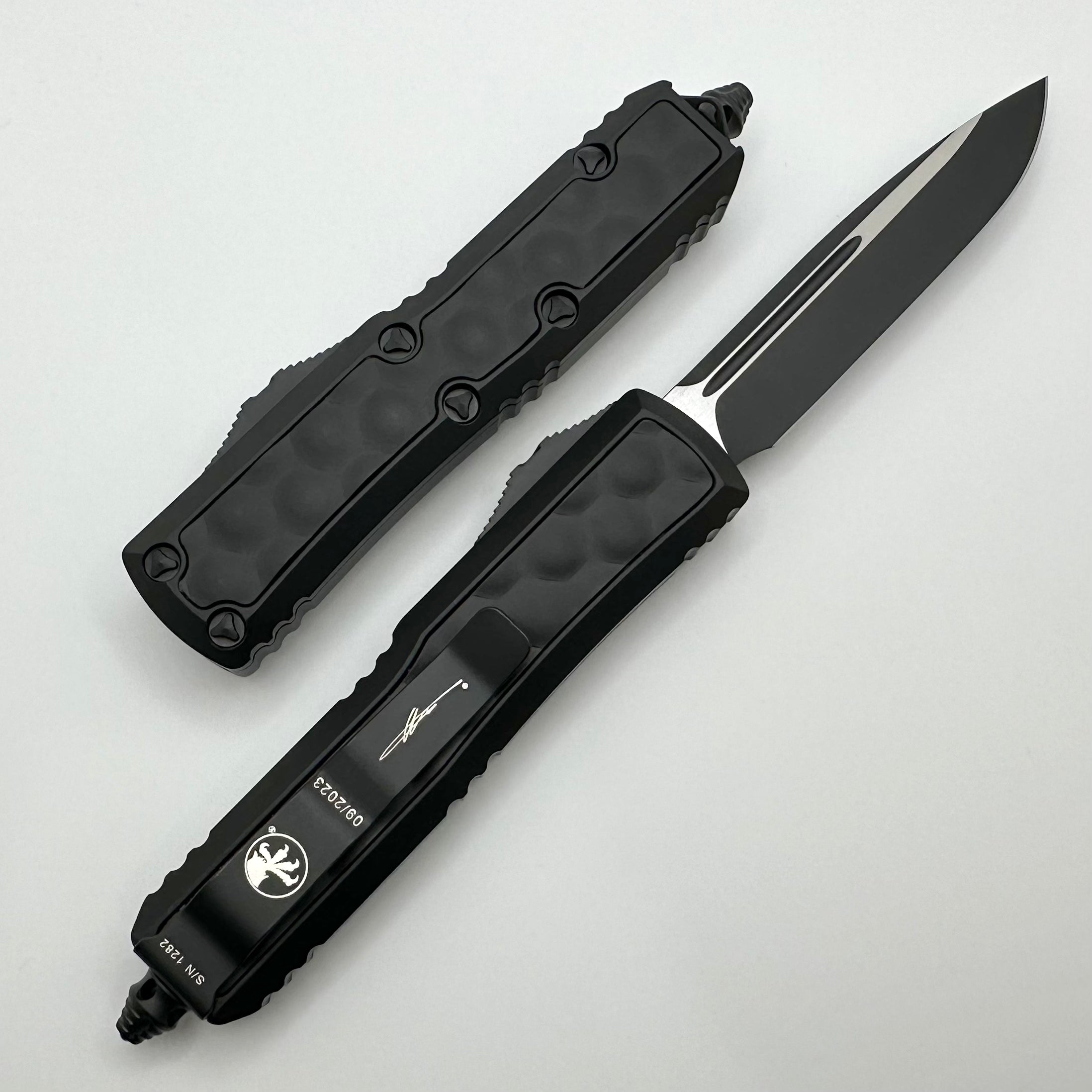 Microtech Daytona Tactical Knife - Premium M390 Blade with Bubble Inlays