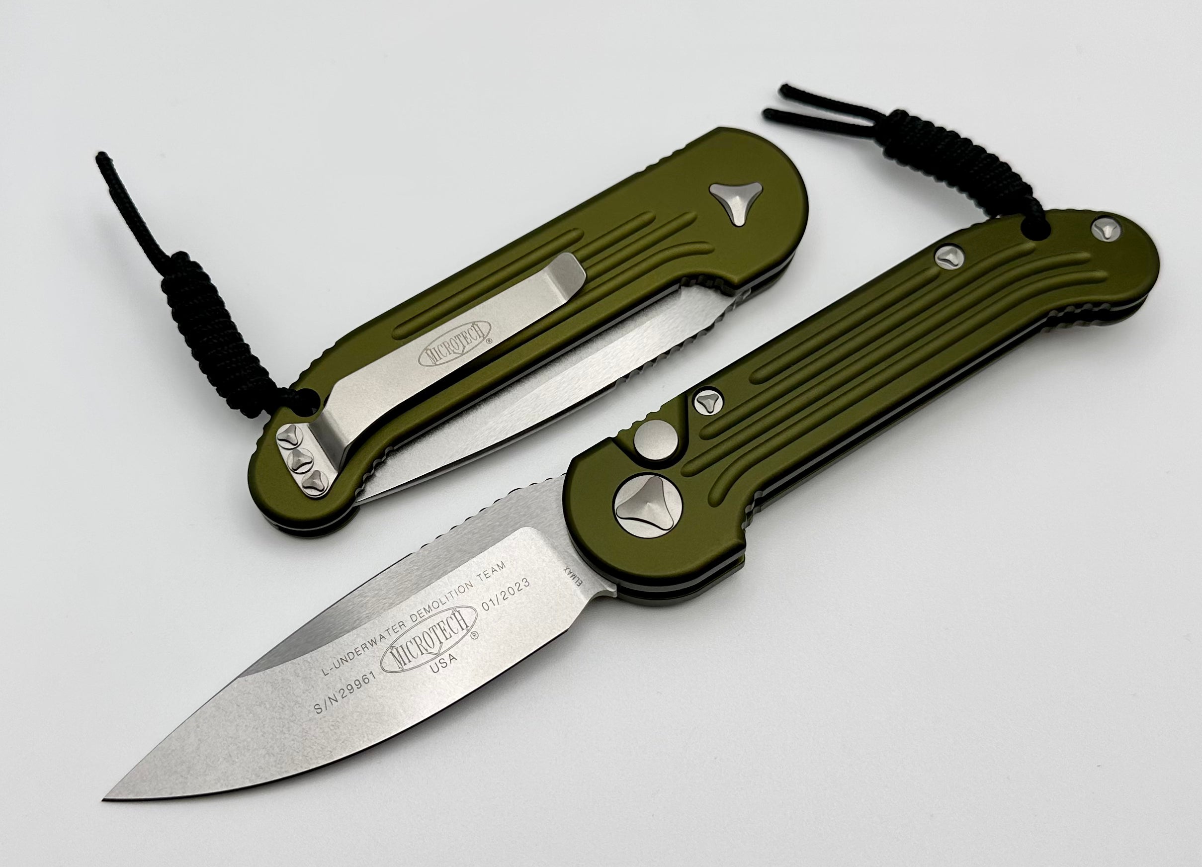 Microtech L.U.D.T Ultimate Tactical Knife - OD Green & Stonewash