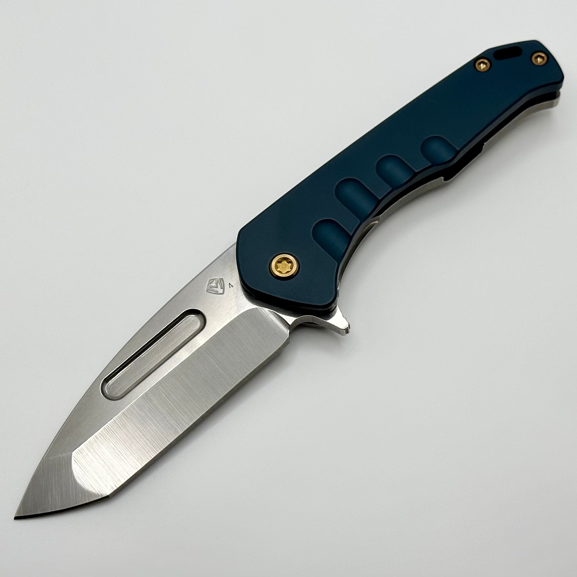 Medford Praetorian Swift FL Framelock Knife | Premium Tanto S45VN Blade & Blue Aluminum Handle