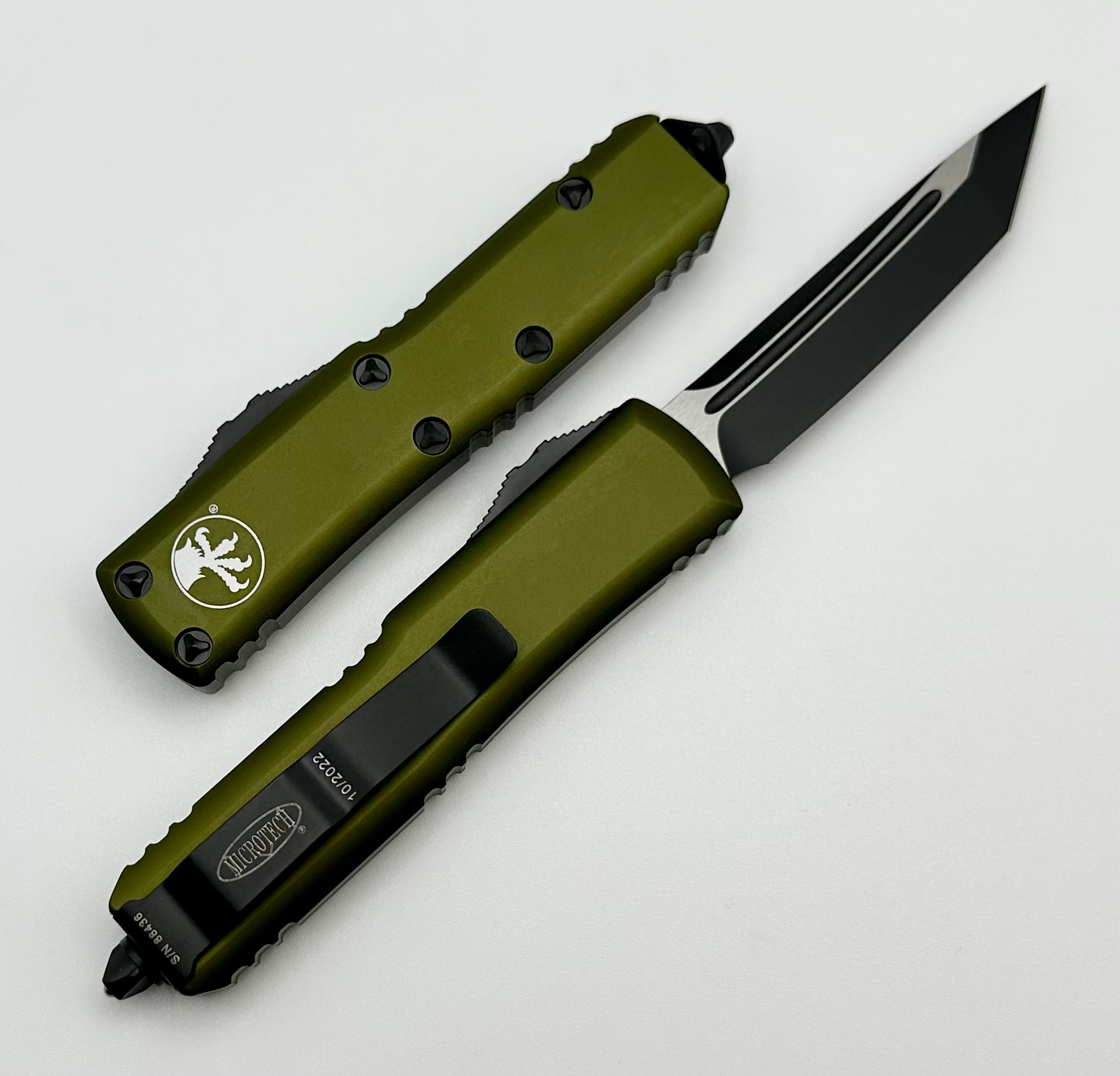 Premium Microtech UTX-85 Tanto EDC Knife - Black & OD Green