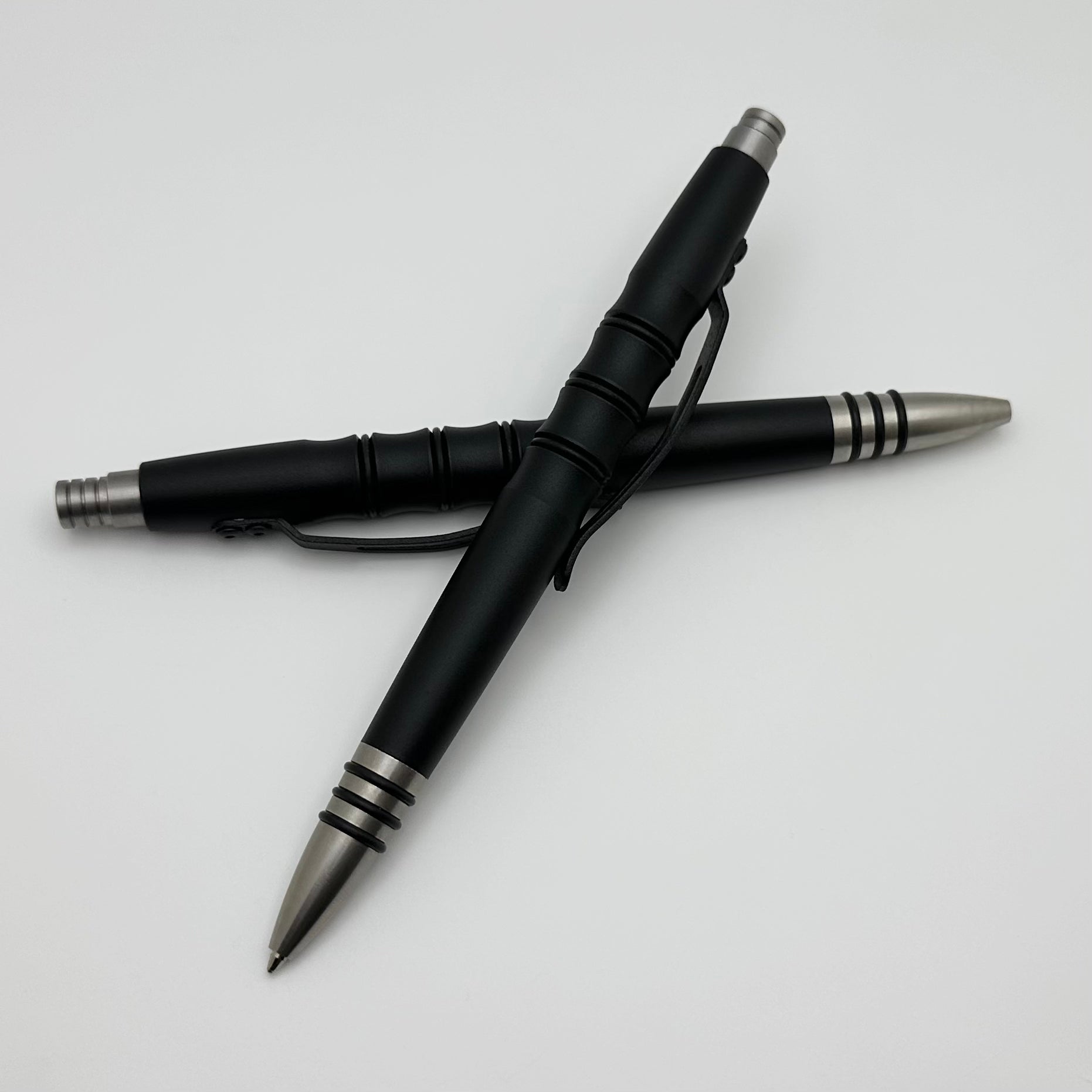 Premium Tuff Writer Precision Press Pen - Ultimate Black Aluminum Barrel