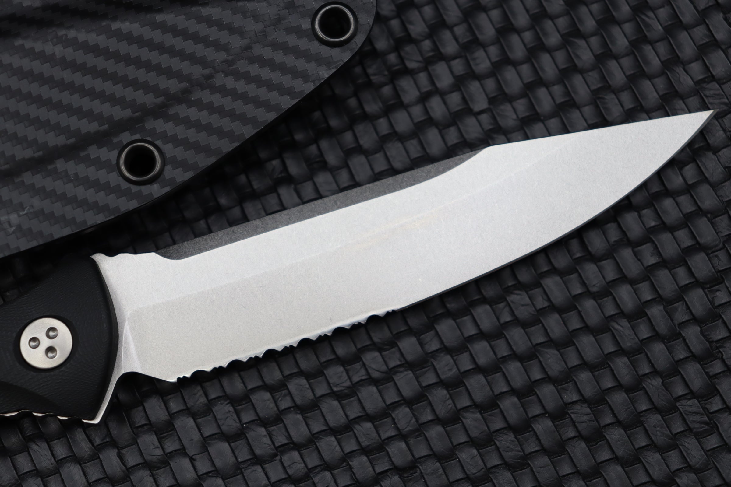 Microtech Socom Alpha Ultimate Tactical Knife - Partial Serrated Blade
