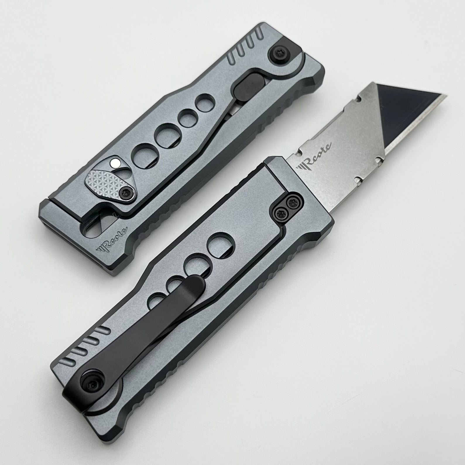Reate EXO-U Utility Knife | Premium Aluminum Handle | Speedhole Design