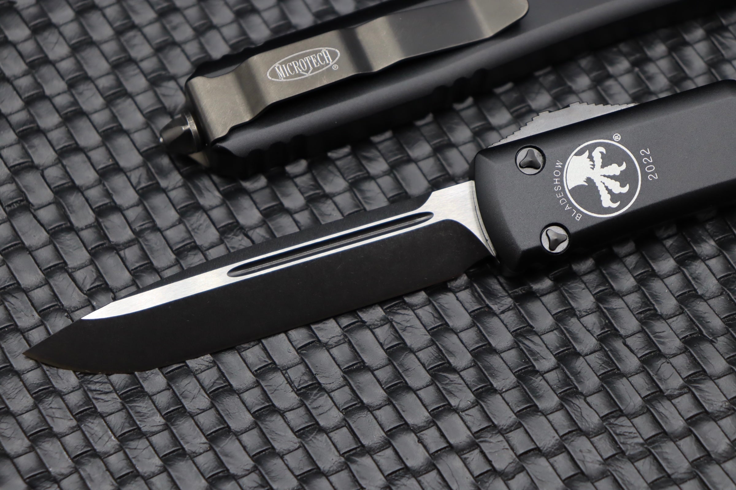 Microtech Ultratech Blade Show 2022 Premium DLC Standard Knife with DLC Hardware