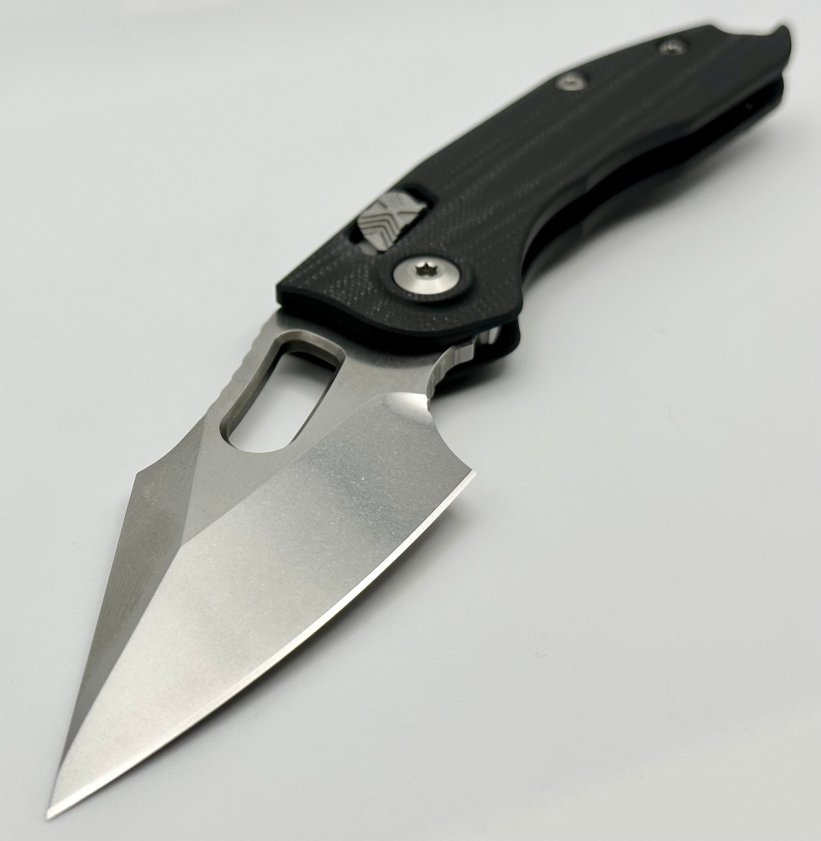 Premium Marfione & Borka Blades Prototype RAM-LOK Stitch Knife | Stonewash RWL-34 & G-10