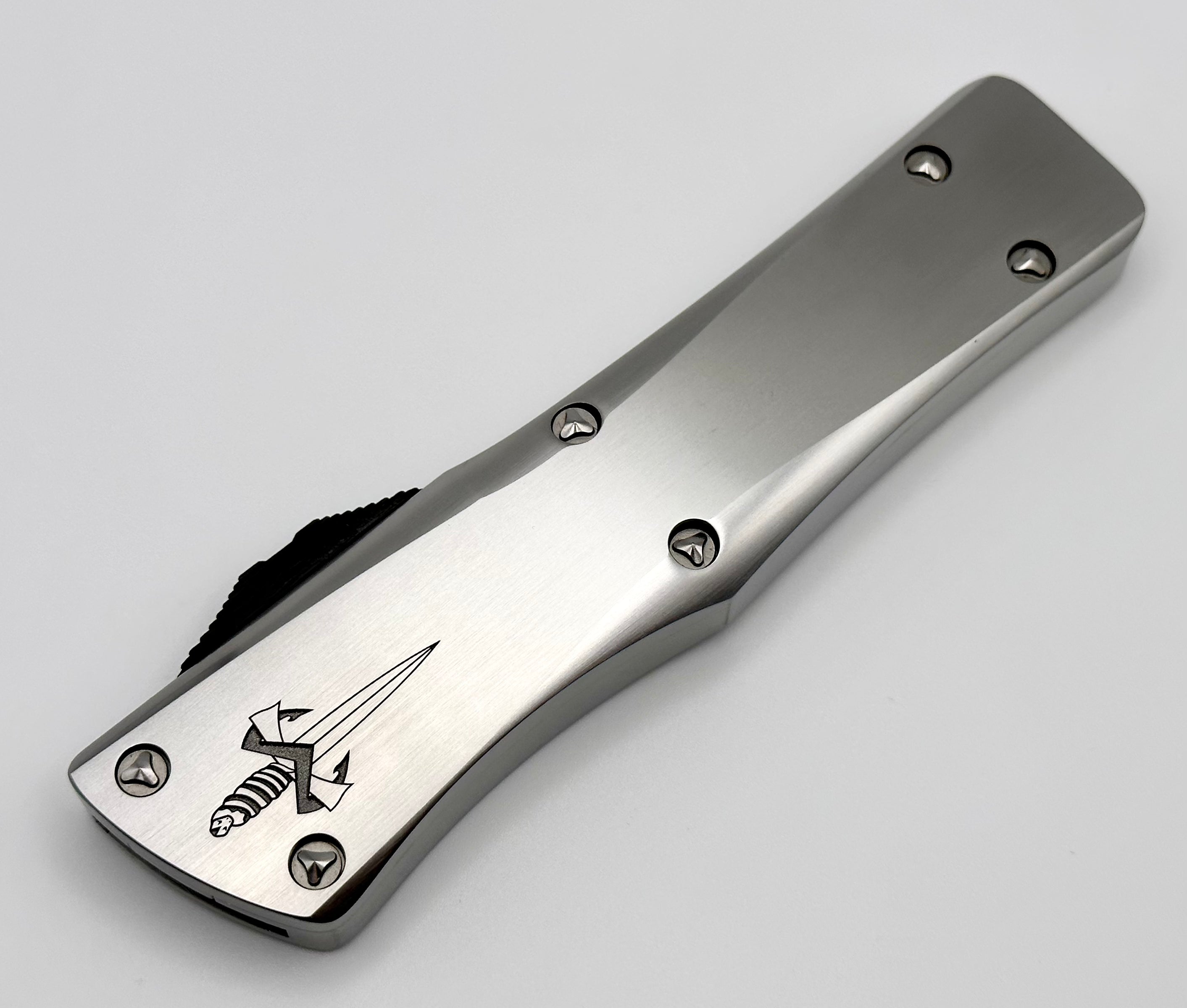 Marfione Custom Combat Troodon Hellhound Knife - Premium Mirror Polish & Satin Finish