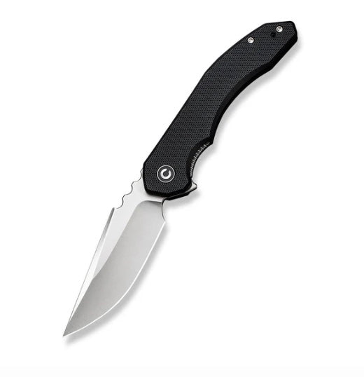 Civivi Bluetick Flipper Knife - Premium Black G-10 Handle & Satin 14C28N Blade