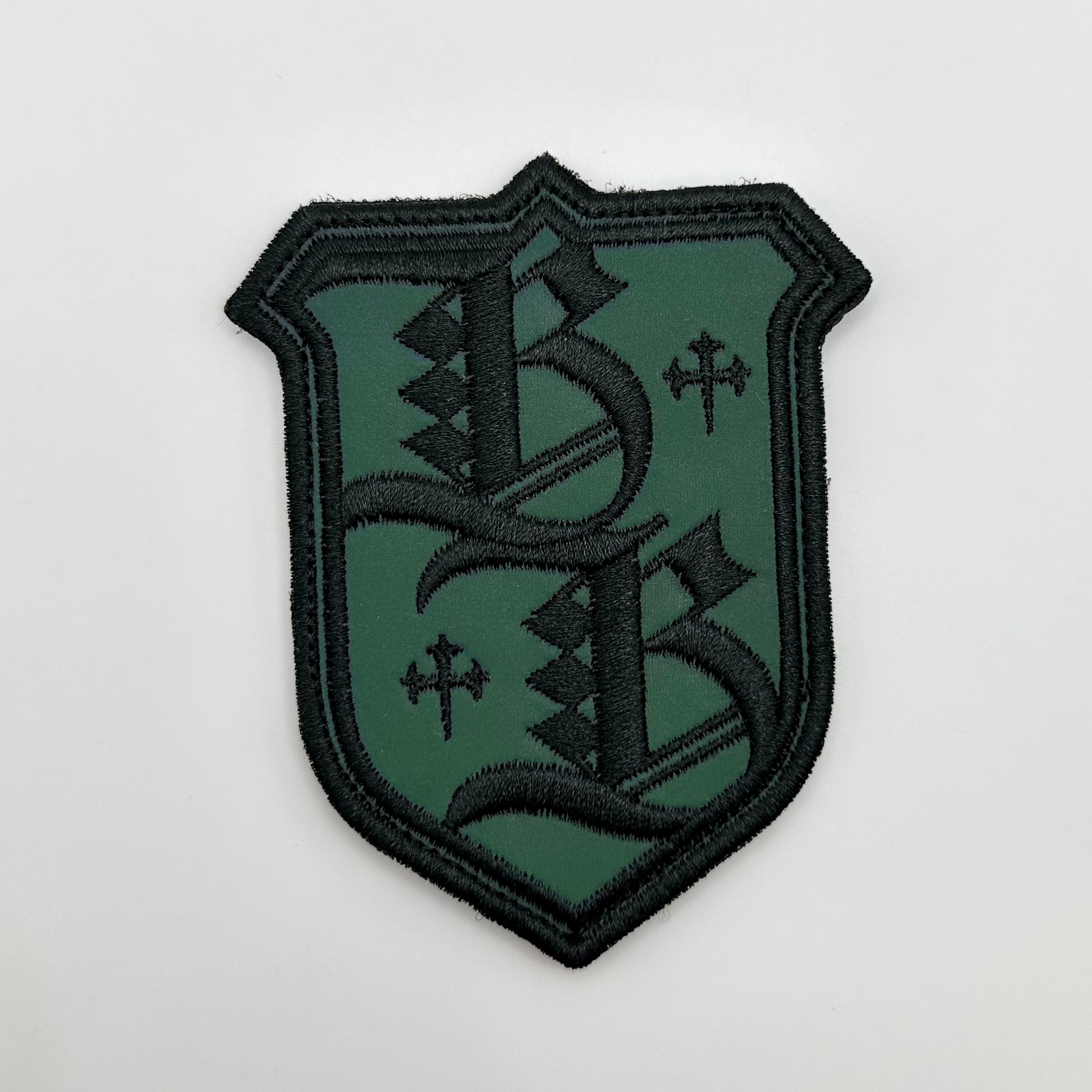 Premium Borka Blades Holographic Crest Velcro Patch - Limited Edition