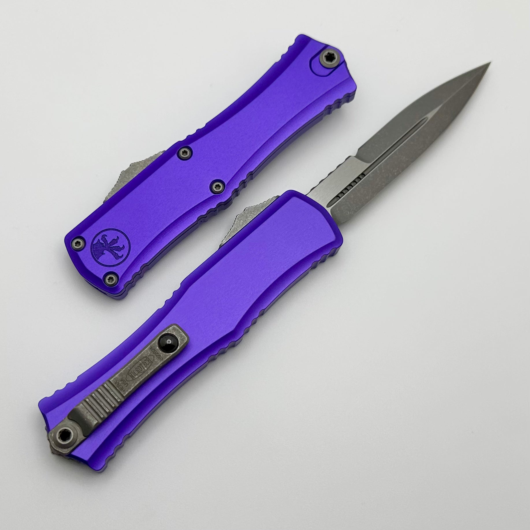 Microtech Mini Hera Apocalyptic Bayonet - Premium EDC Knife with Purple Handle