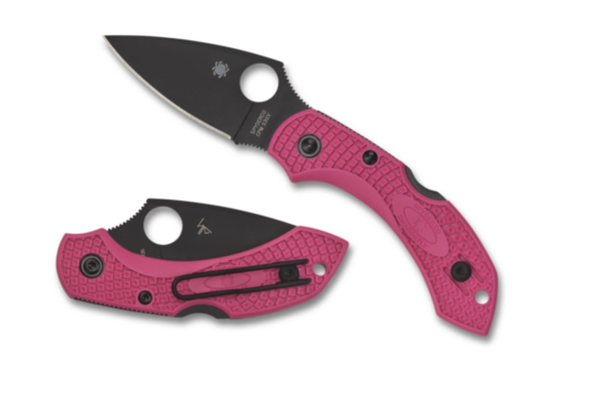 Spyderco Dragonfly 2 Premium EDC Knife - Pink FRN Handle & CPM-S30V Blade