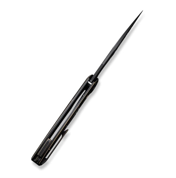 Ultimate Hyperactive Flipper Knife - Premium Black Titanium Handle with Vanax Blade