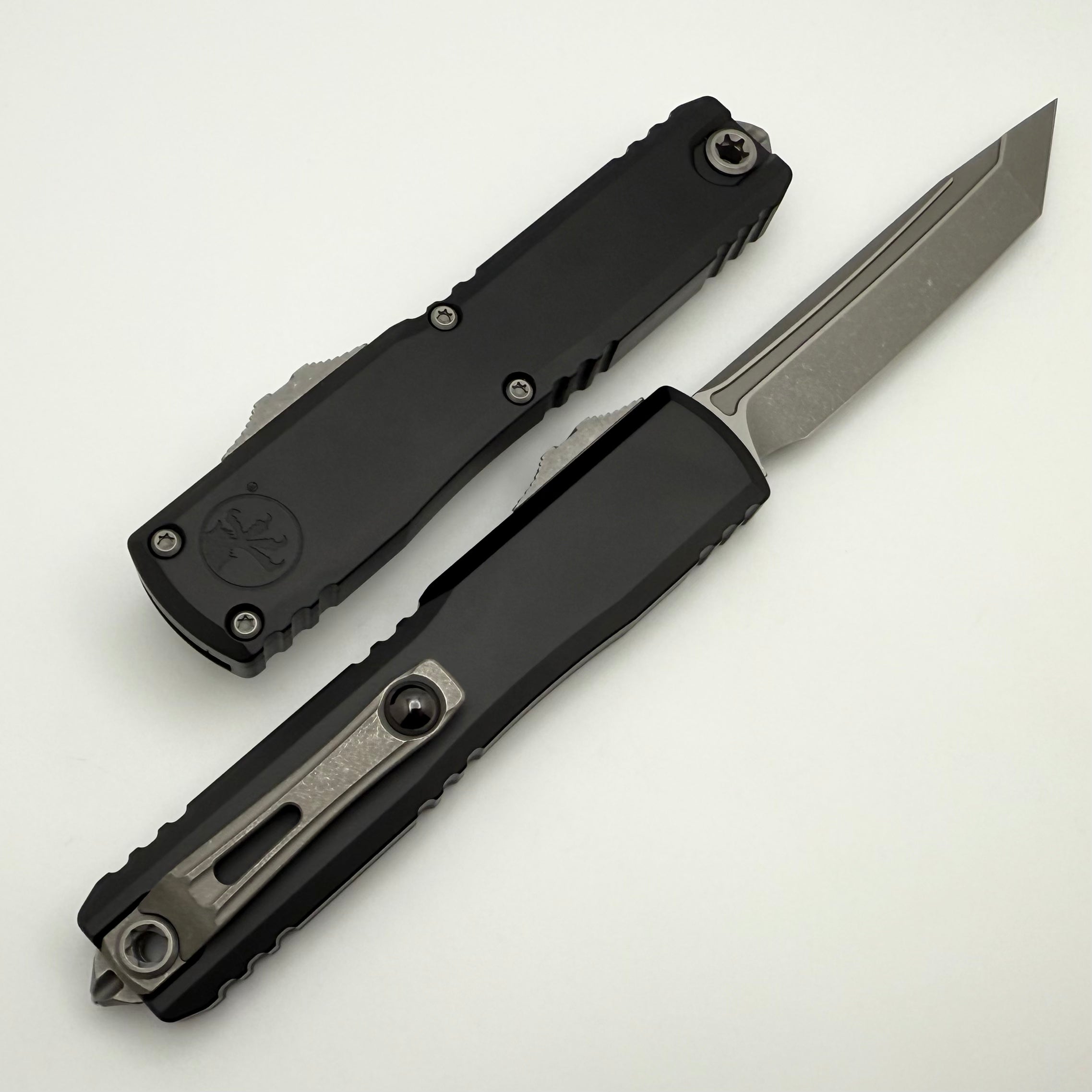 Microtech Ultratech ZBP Tanto Apocalyptic Tactical Knife - Black Handle