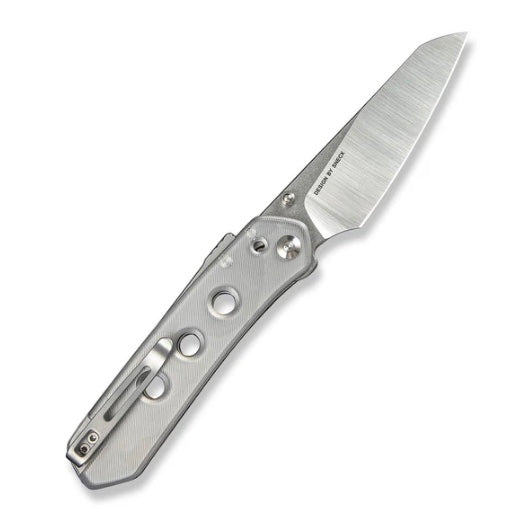 Civivi Vision FG Ultimate Tactical Knife with Clear Lexan Handles & Satin Nitro-V Blade