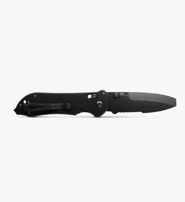 Benchmade Triage Ultimate Rescue Knife - Black G-10 & N680 Steel with Safety Hook