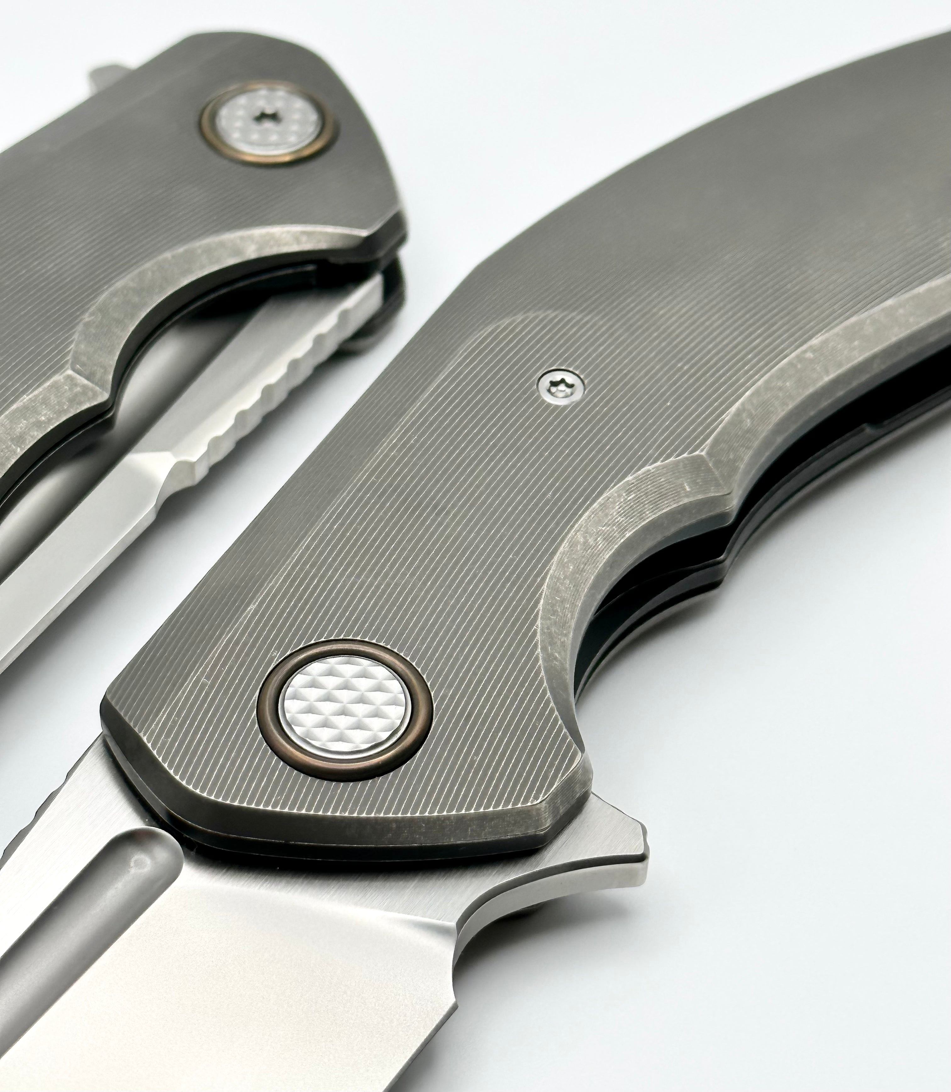 Premium Titanium Marauder Knife by Custom Knife Factory (Exclusive Edition)