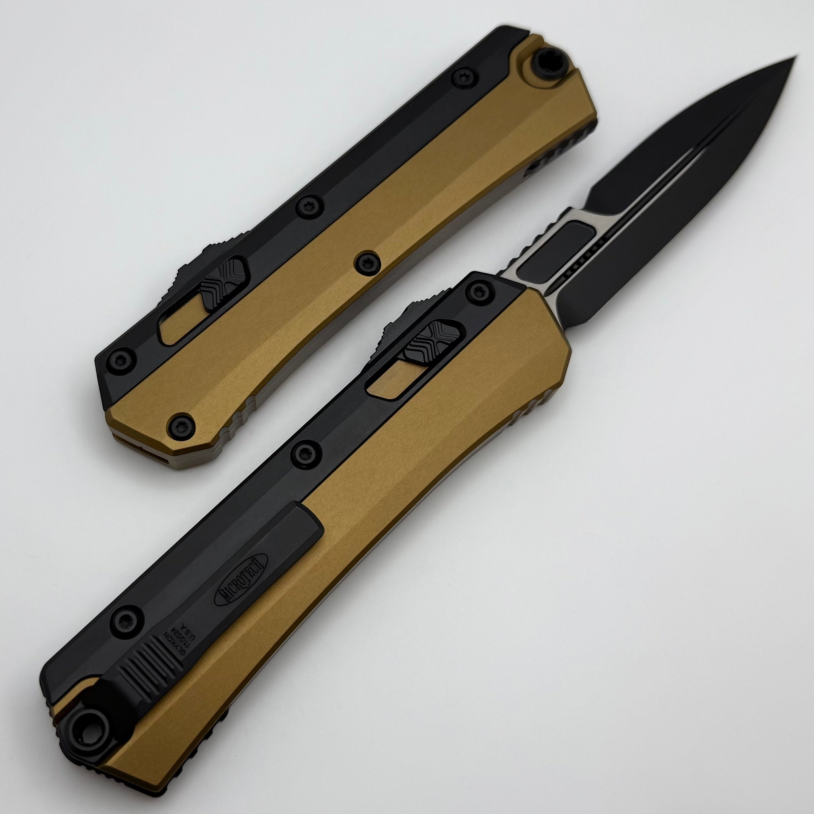 Premium Microtech Glykon Tactical Bayonet - Ultimate Tan Handle 184-1TA